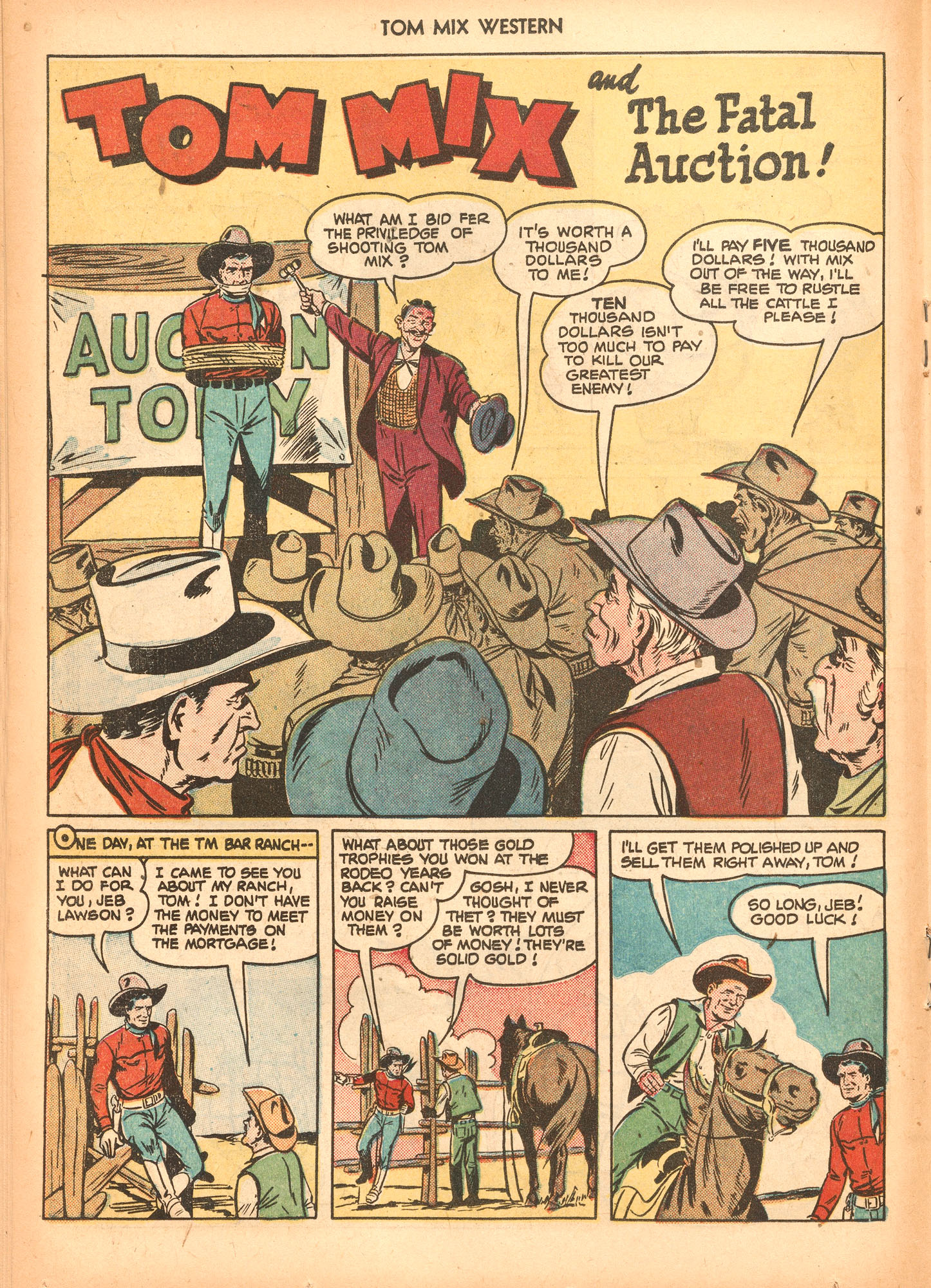 Read online Tom Mix Western (1948) comic -  Issue #40 - 26