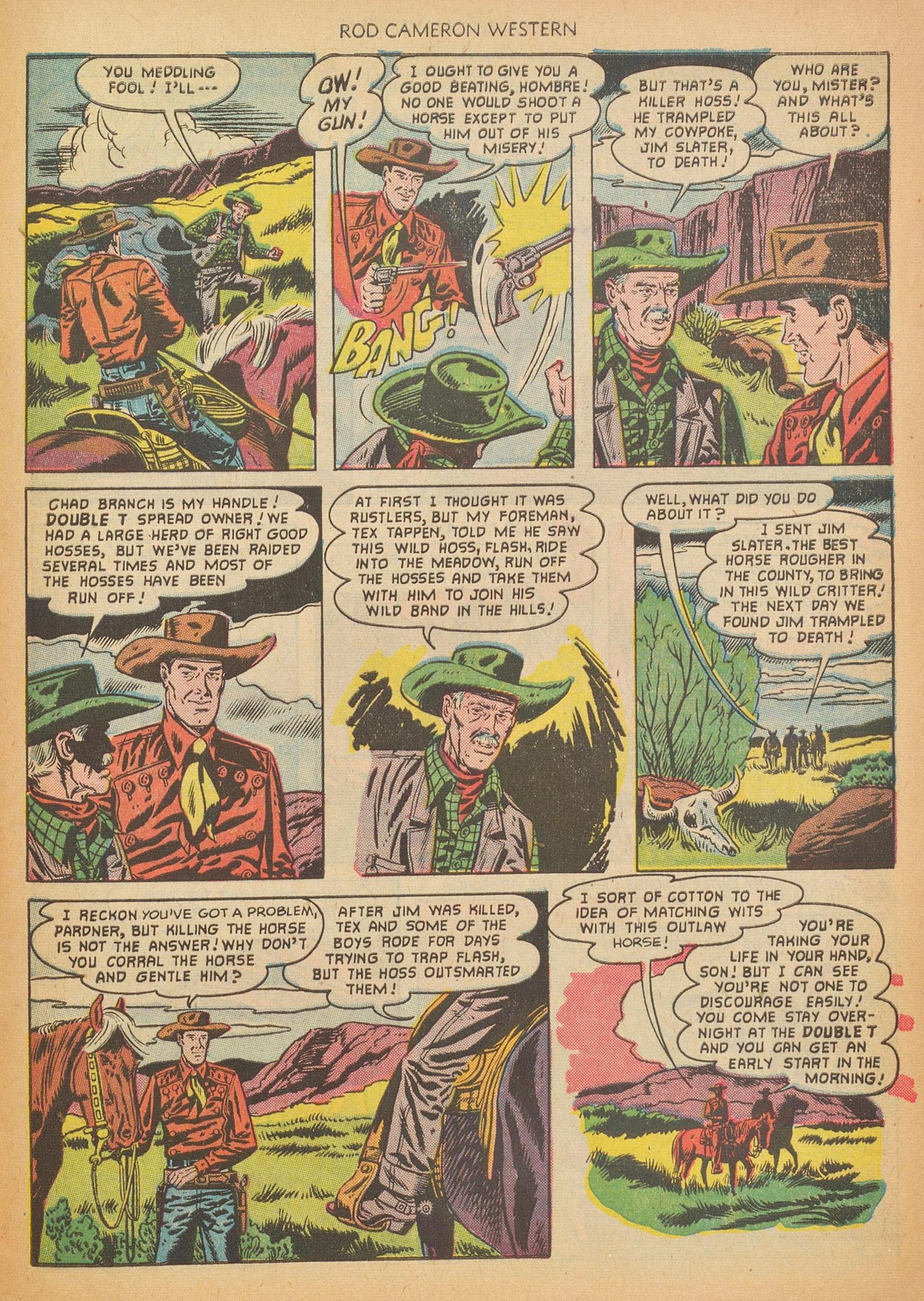 Read online Rod Cameron Western comic -  Issue #16 - 29
