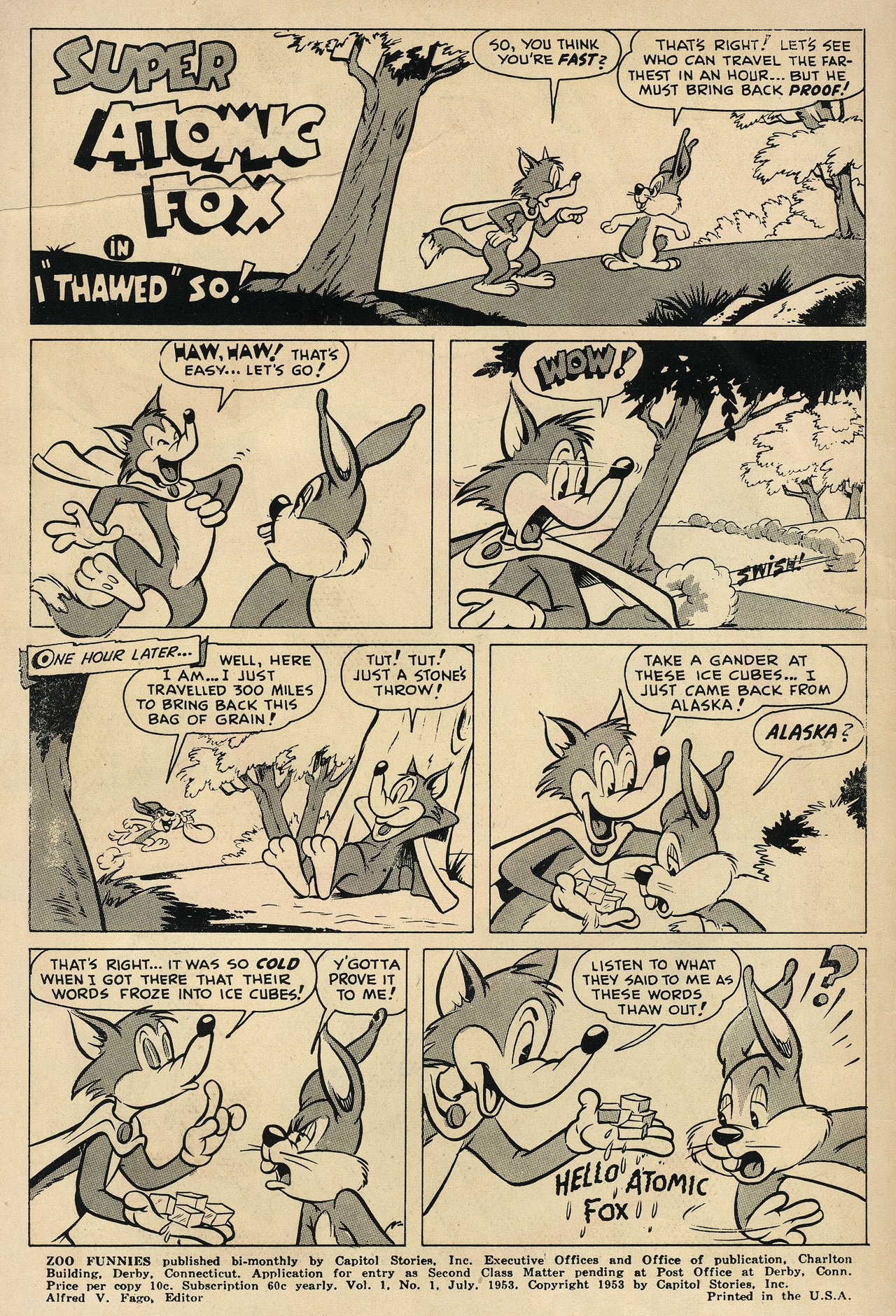 Read online Zoo Funnies comic -  Issue #1 - 2