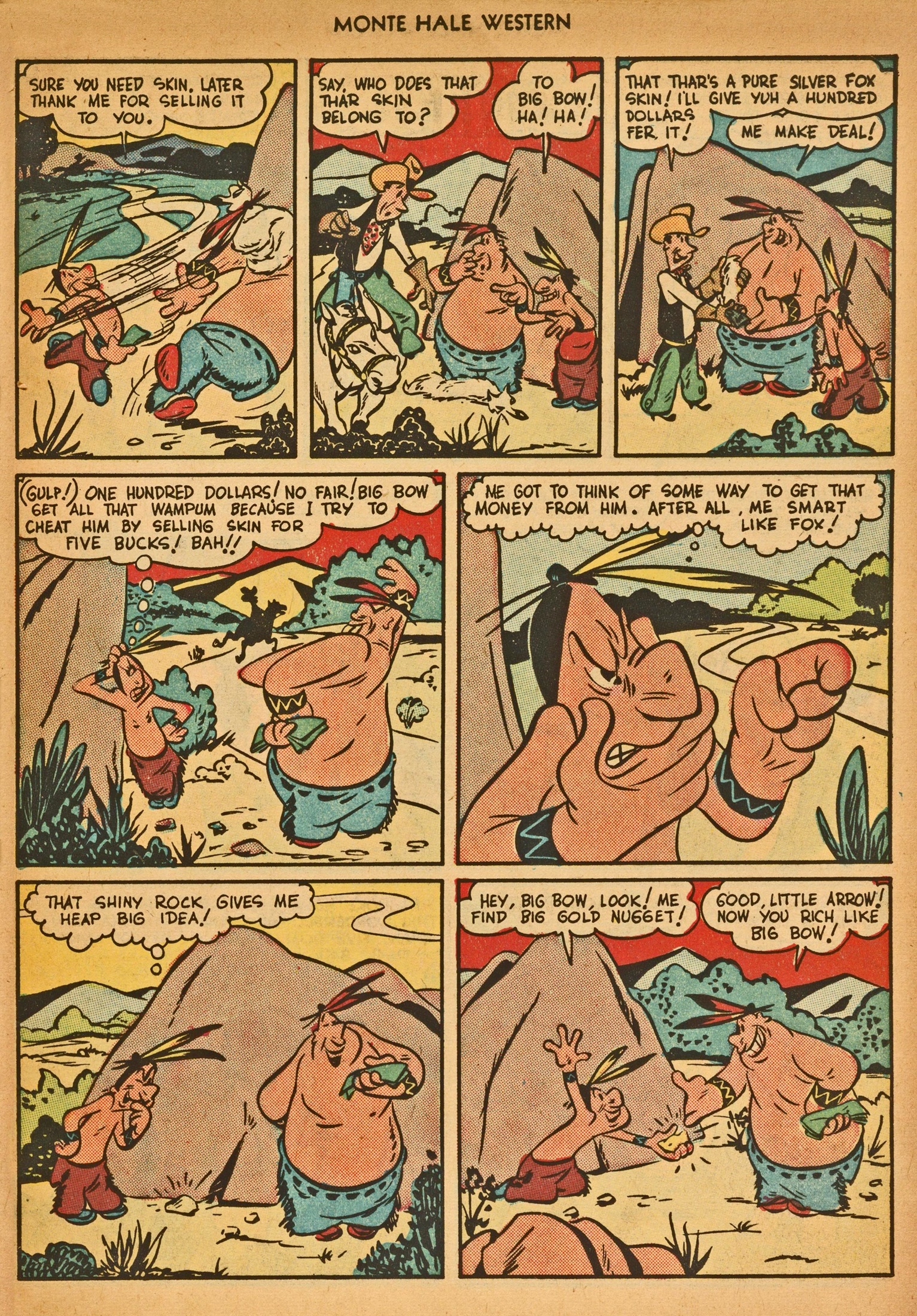 Read online Monte Hale Western comic -  Issue #30 - 37