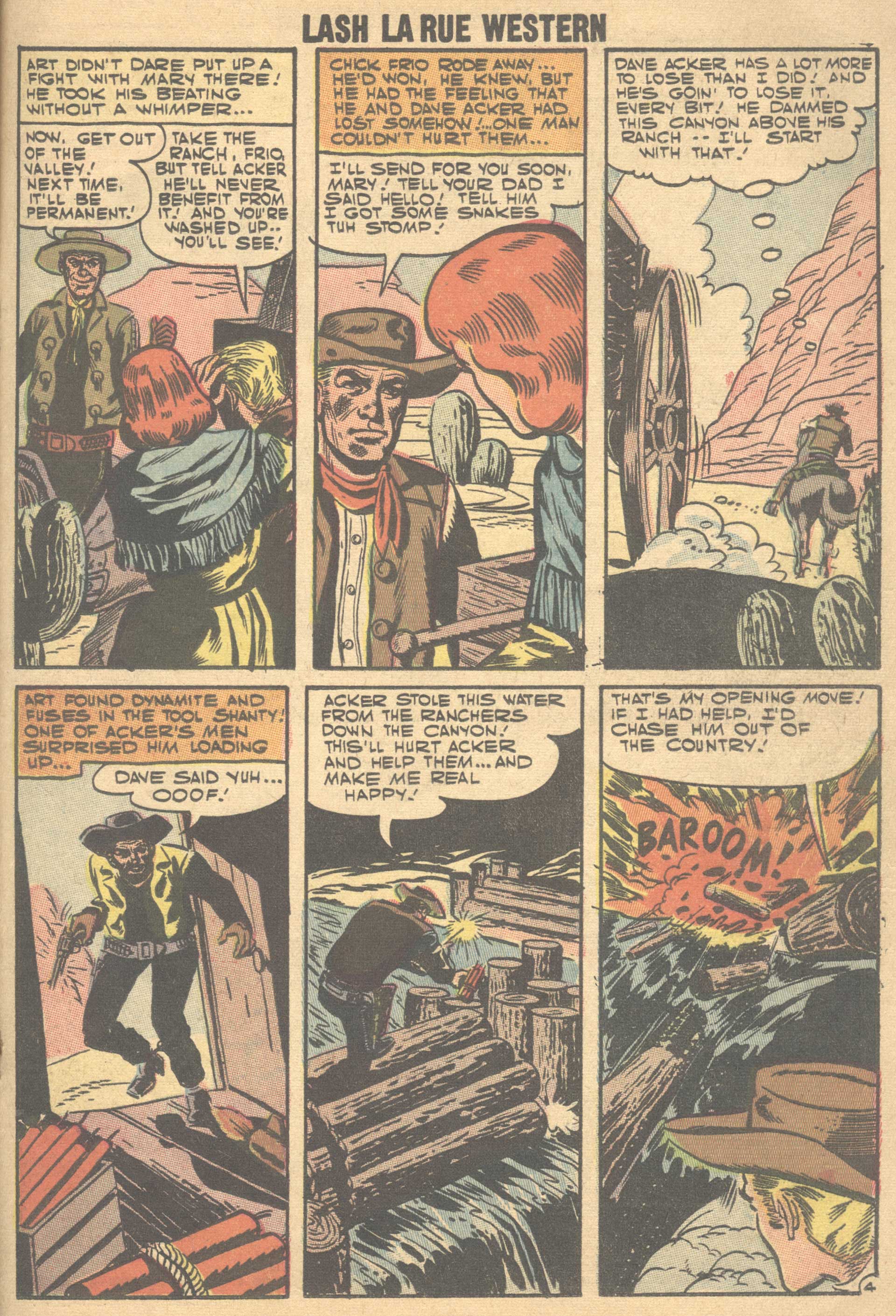 Read online Lash Larue Western (1949) comic -  Issue #66 - 24