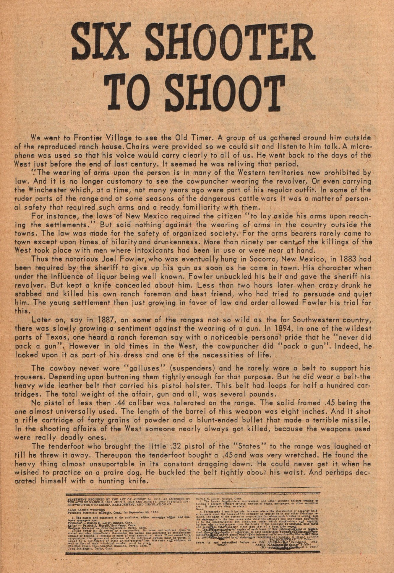 Read online Lash Larue Western (1949) comic -  Issue #83 - 26