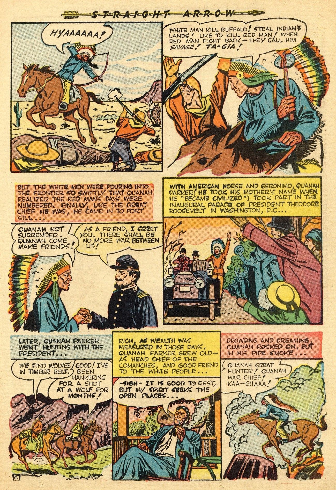 Read online Straight Arrow comic -  Issue #1 - 25