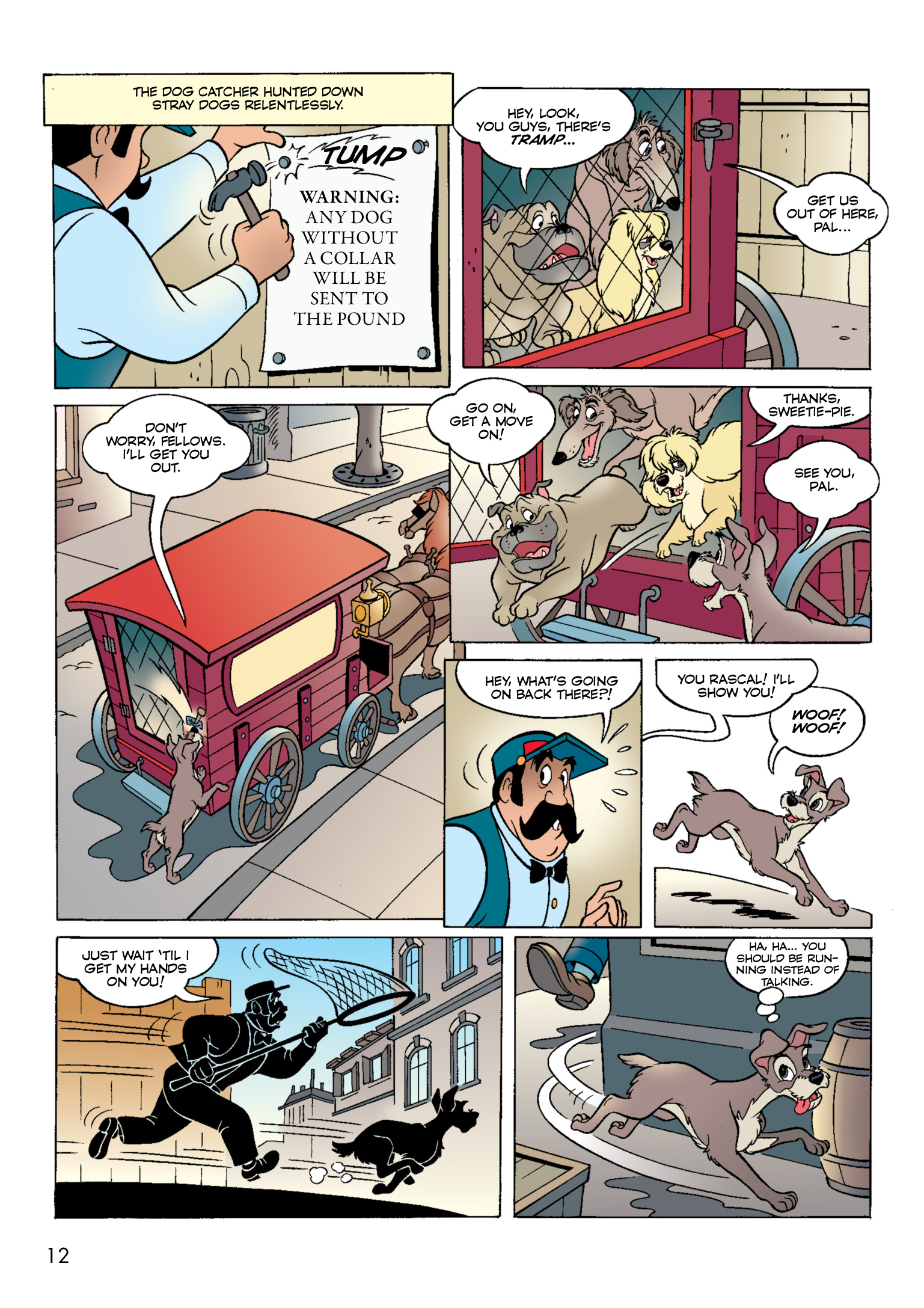Read online Disney Lady and the Tramp: The Story of the Movie in Comics comic -  Issue # Full - 13