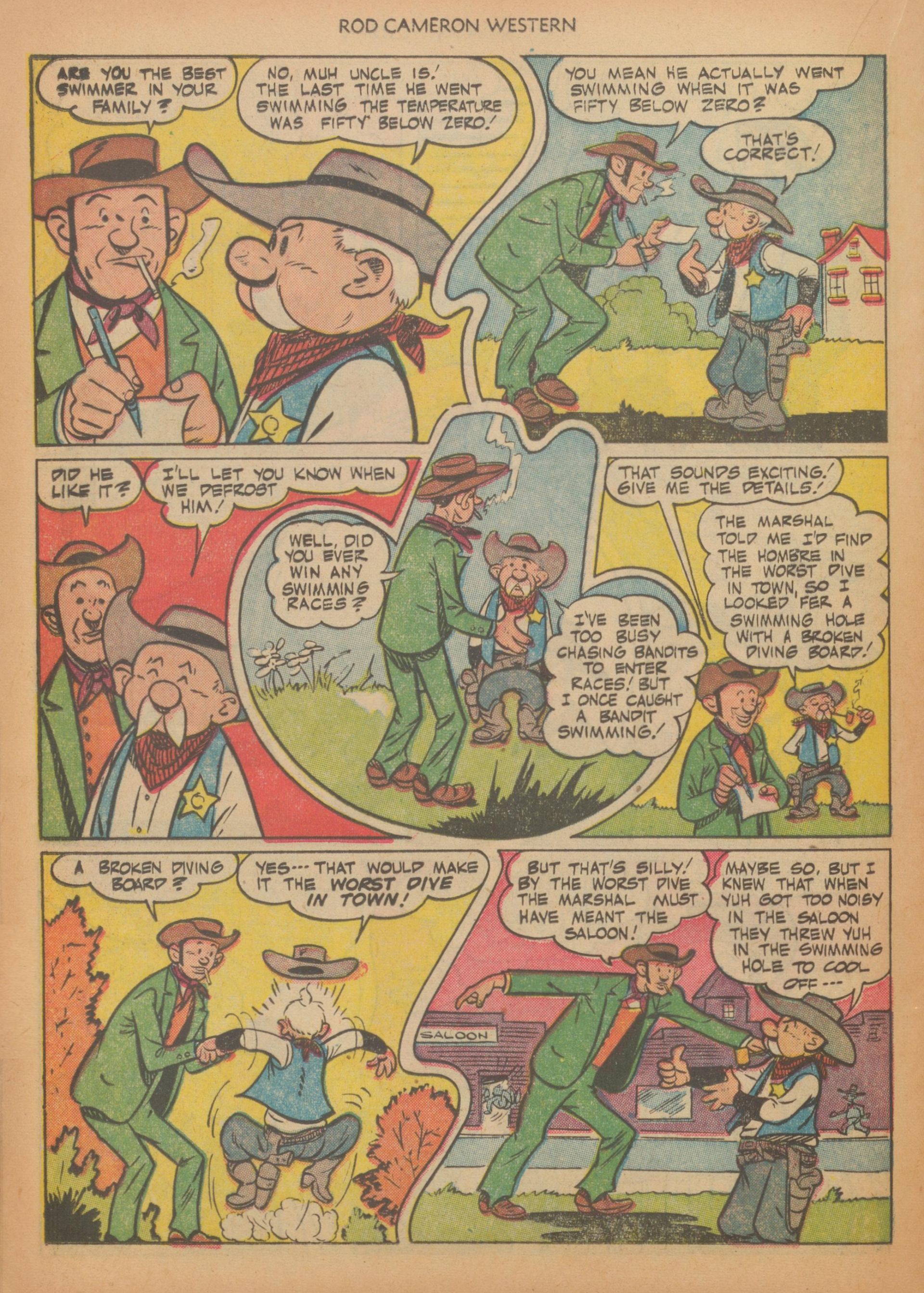 Read online Rod Cameron Western comic -  Issue #12 - 20