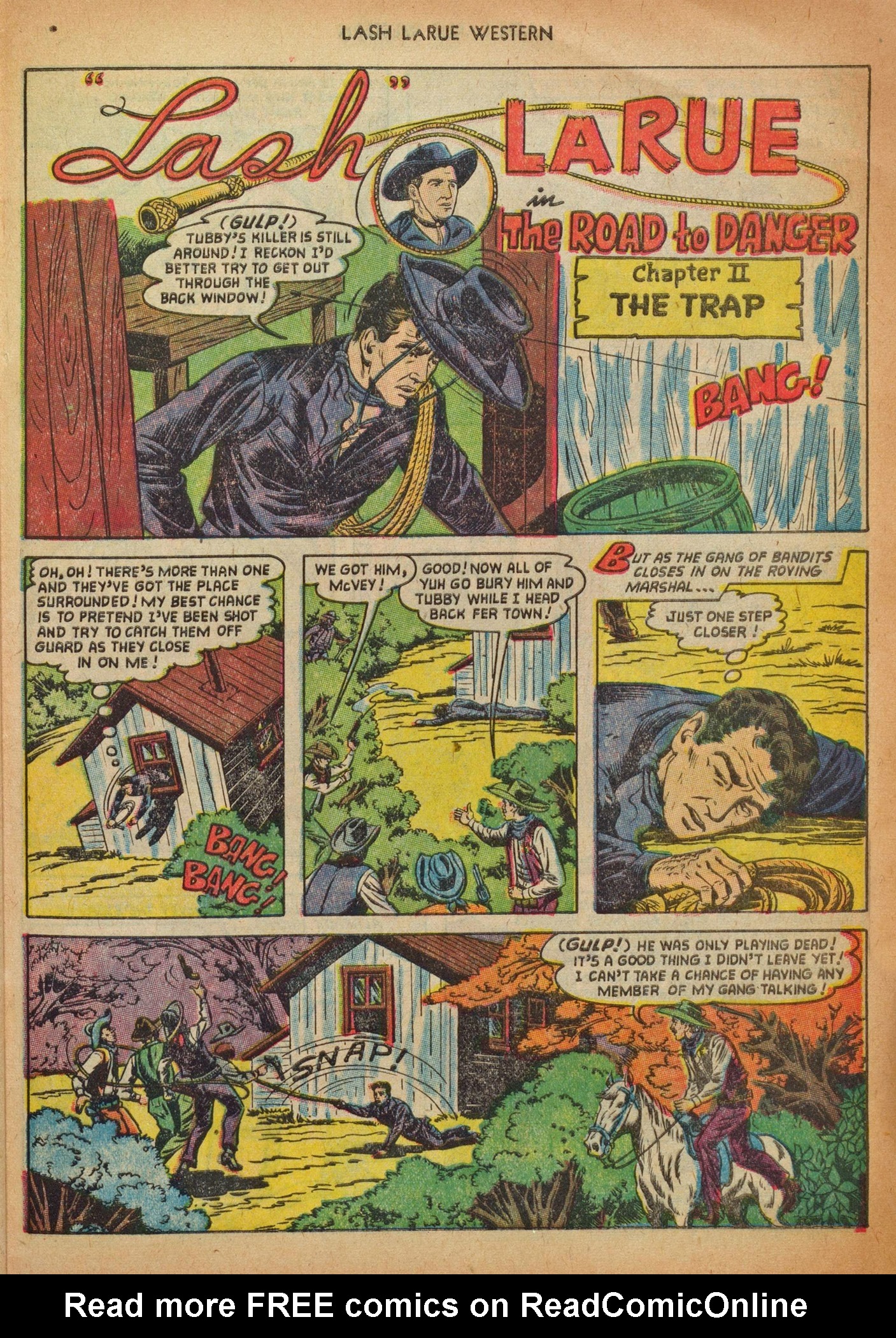 Read online Lash Larue Western (1949) comic -  Issue #41 - 29