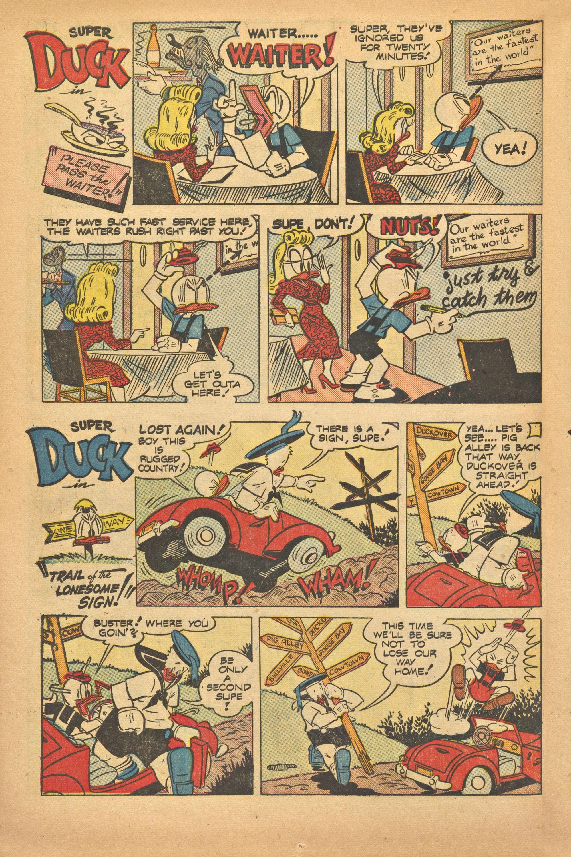 Read online Super Duck Comics comic -  Issue #55 - 6