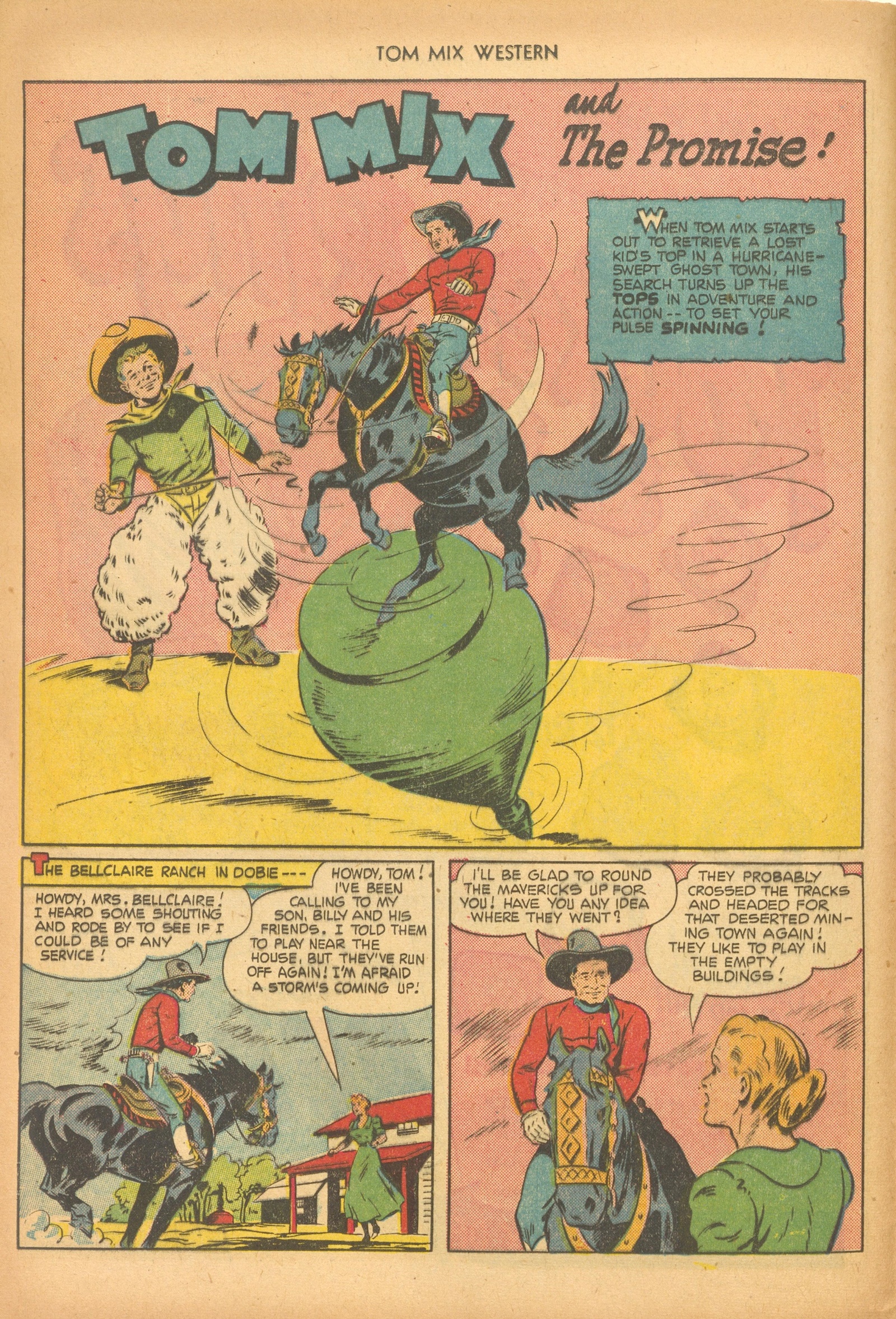 Read online Tom Mix Western (1948) comic -  Issue #44 - 12