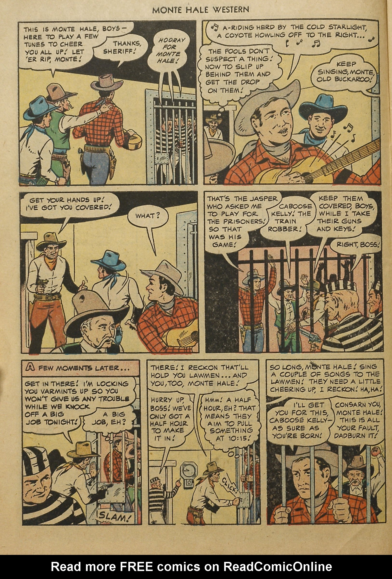 Read online Monte Hale Western comic -  Issue #52 - 20