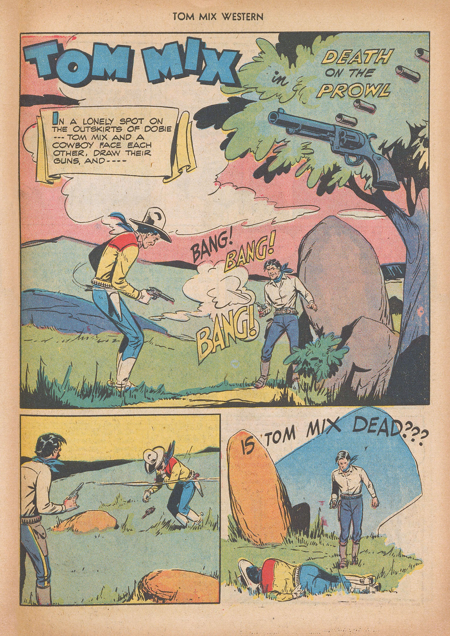 Read online Tom Mix Western (1948) comic -  Issue #10 - 43