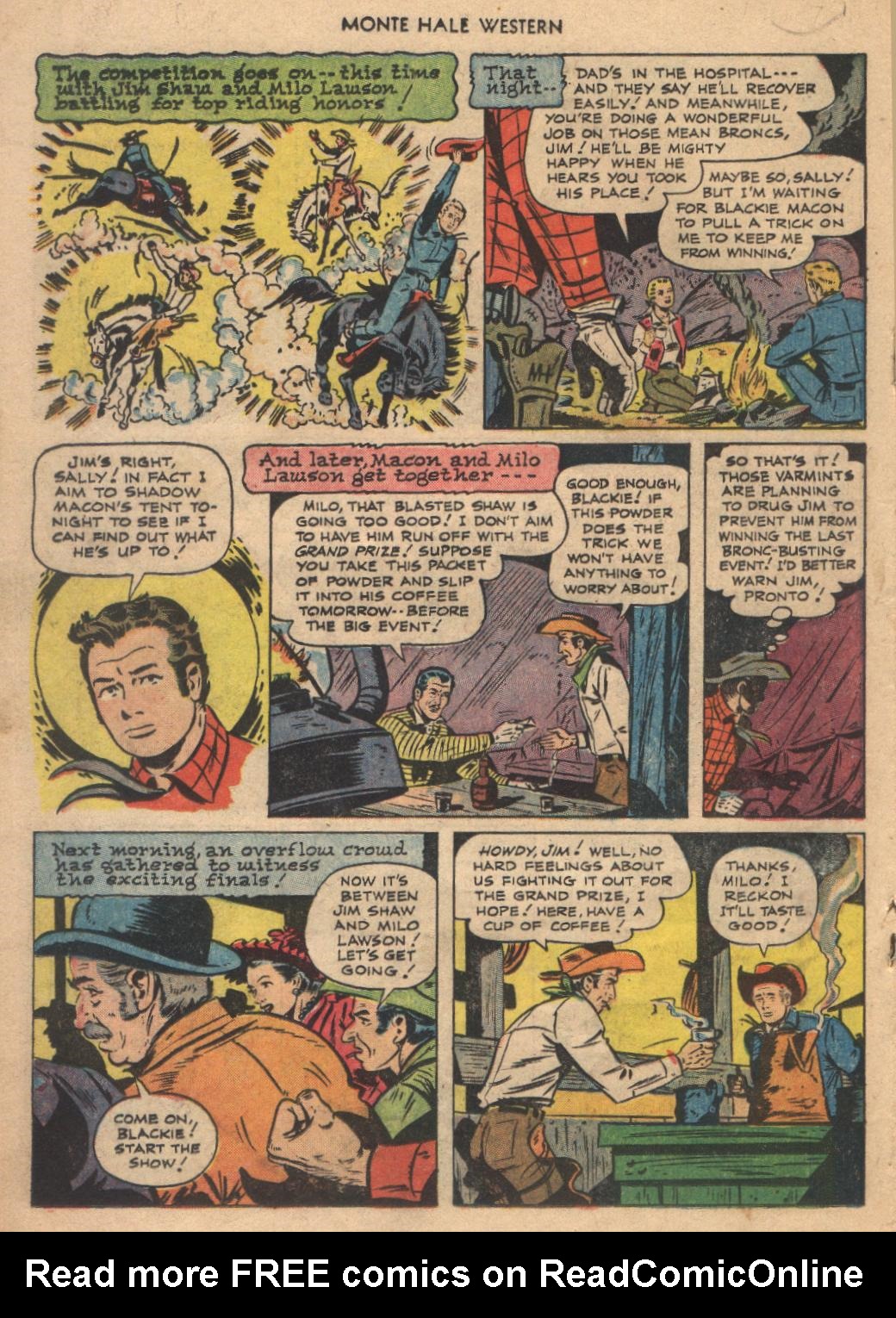 Read online Monte Hale Western comic -  Issue #77 - 18