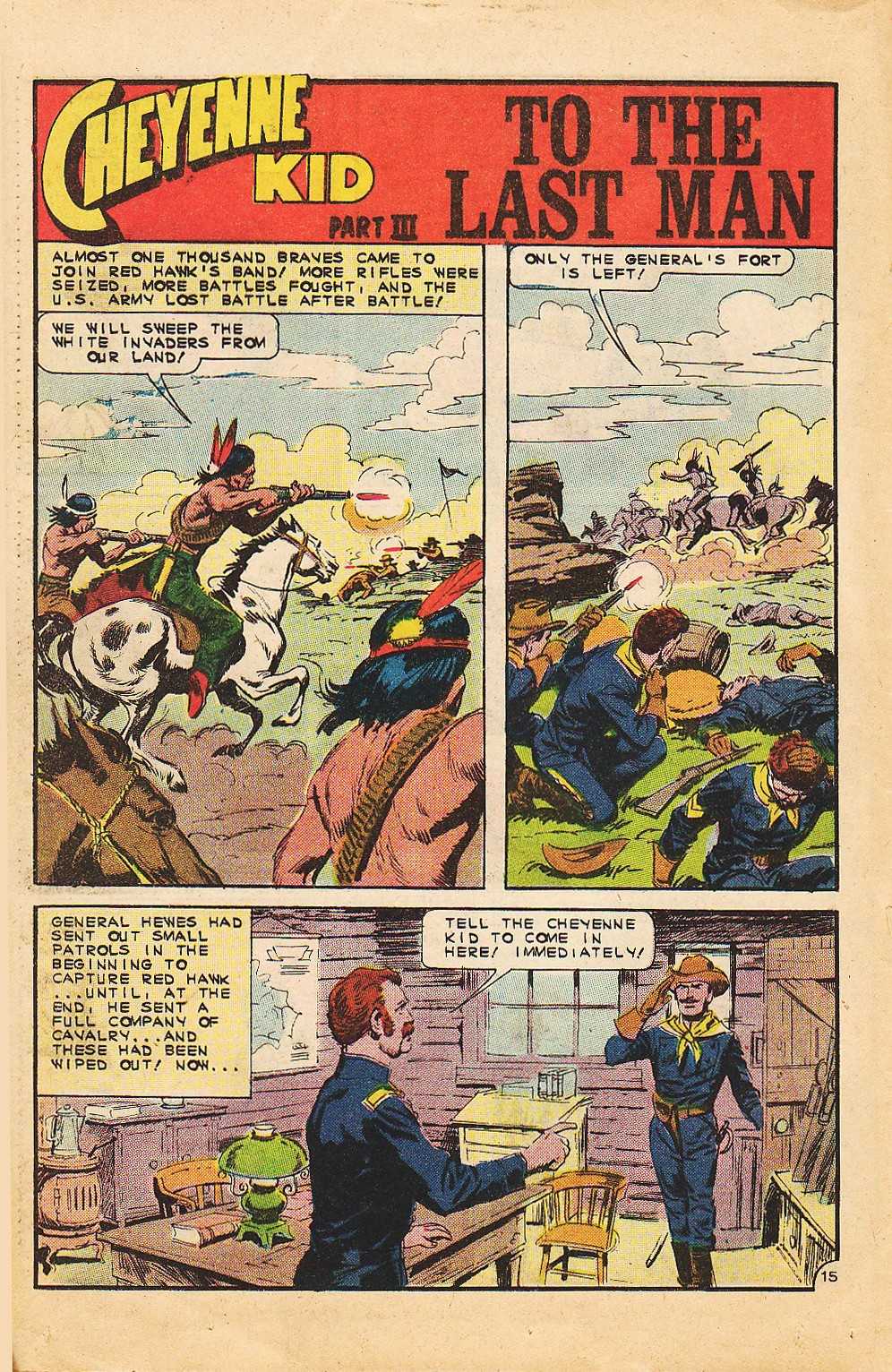 Read online Cheyenne Kid comic -  Issue #58 - 20