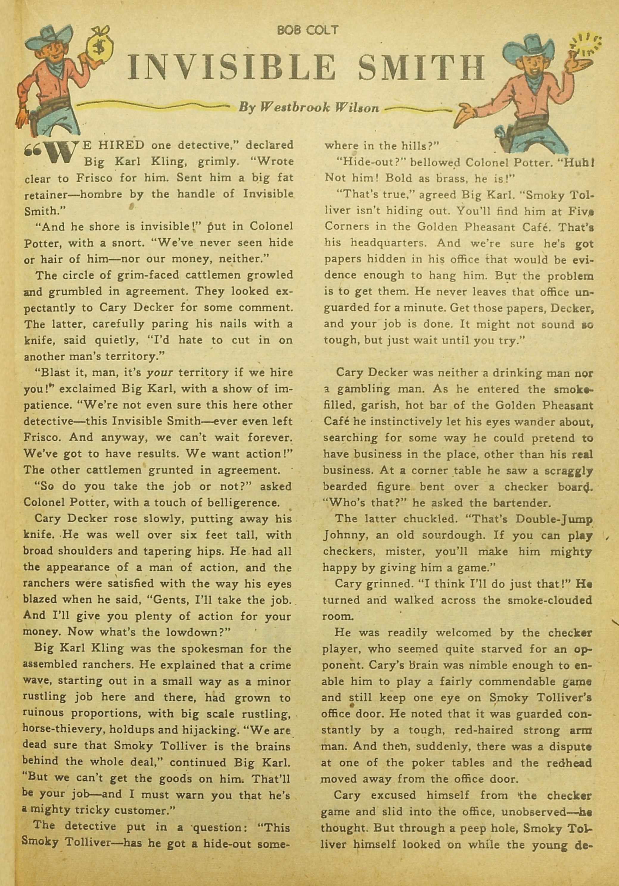 Read online Bob Colt Western comic -  Issue #8 - 21