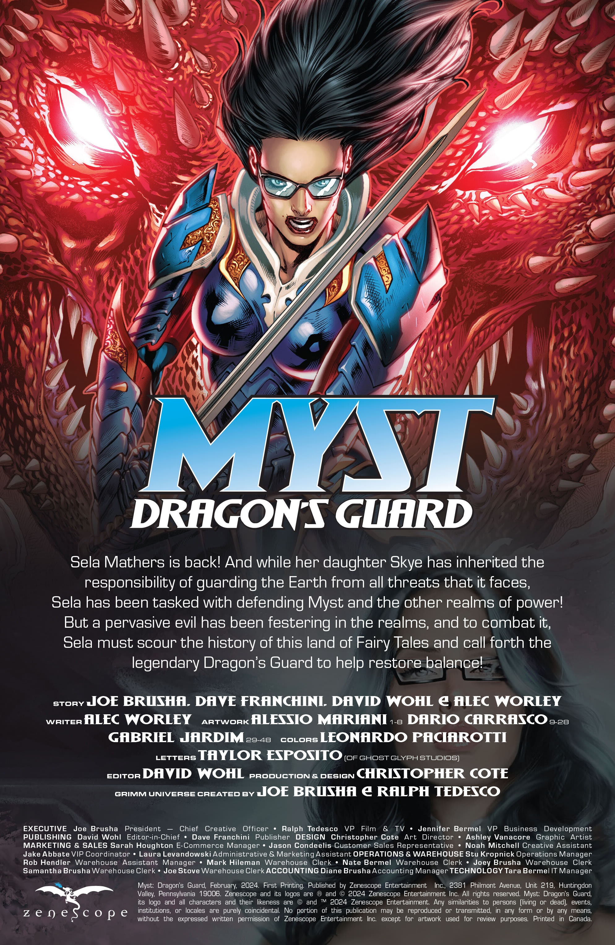 Read online Myst: Dragon's Guard comic -  Issue # Full - 2