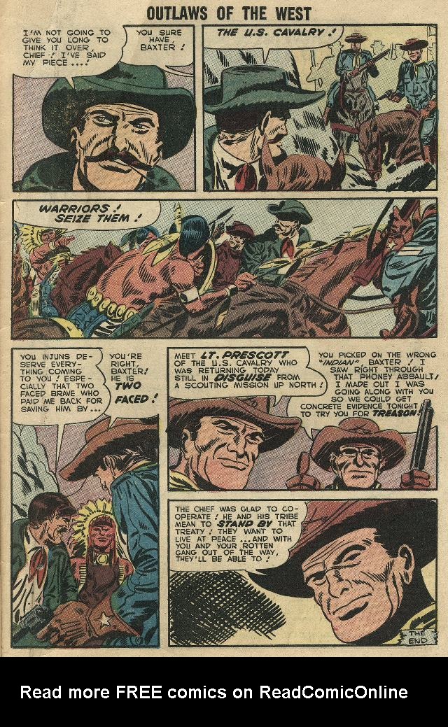 Read online Outlaws of the West comic -  Issue #13 - 34