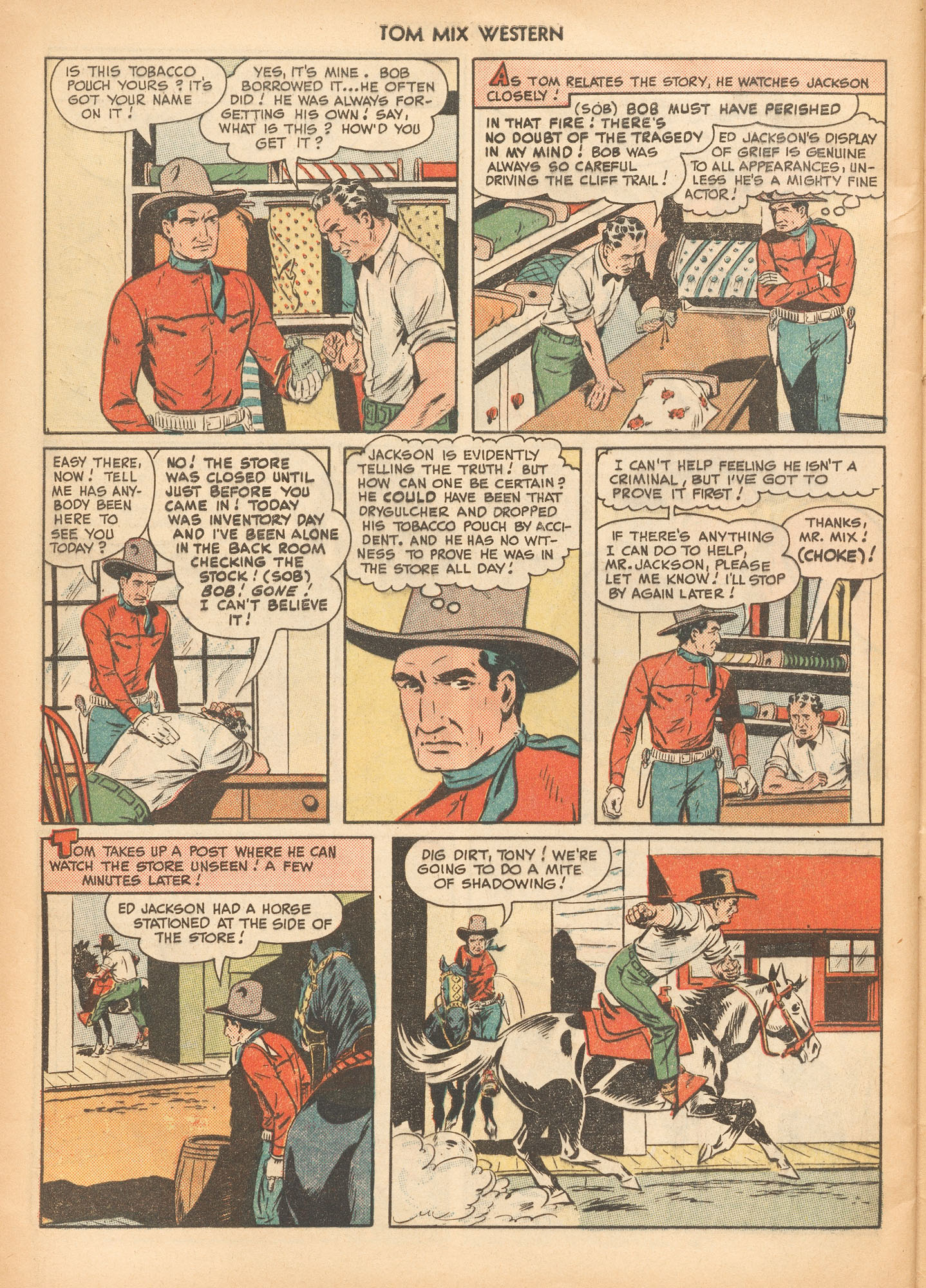 Read online Tom Mix Western (1948) comic -  Issue #23 - 44