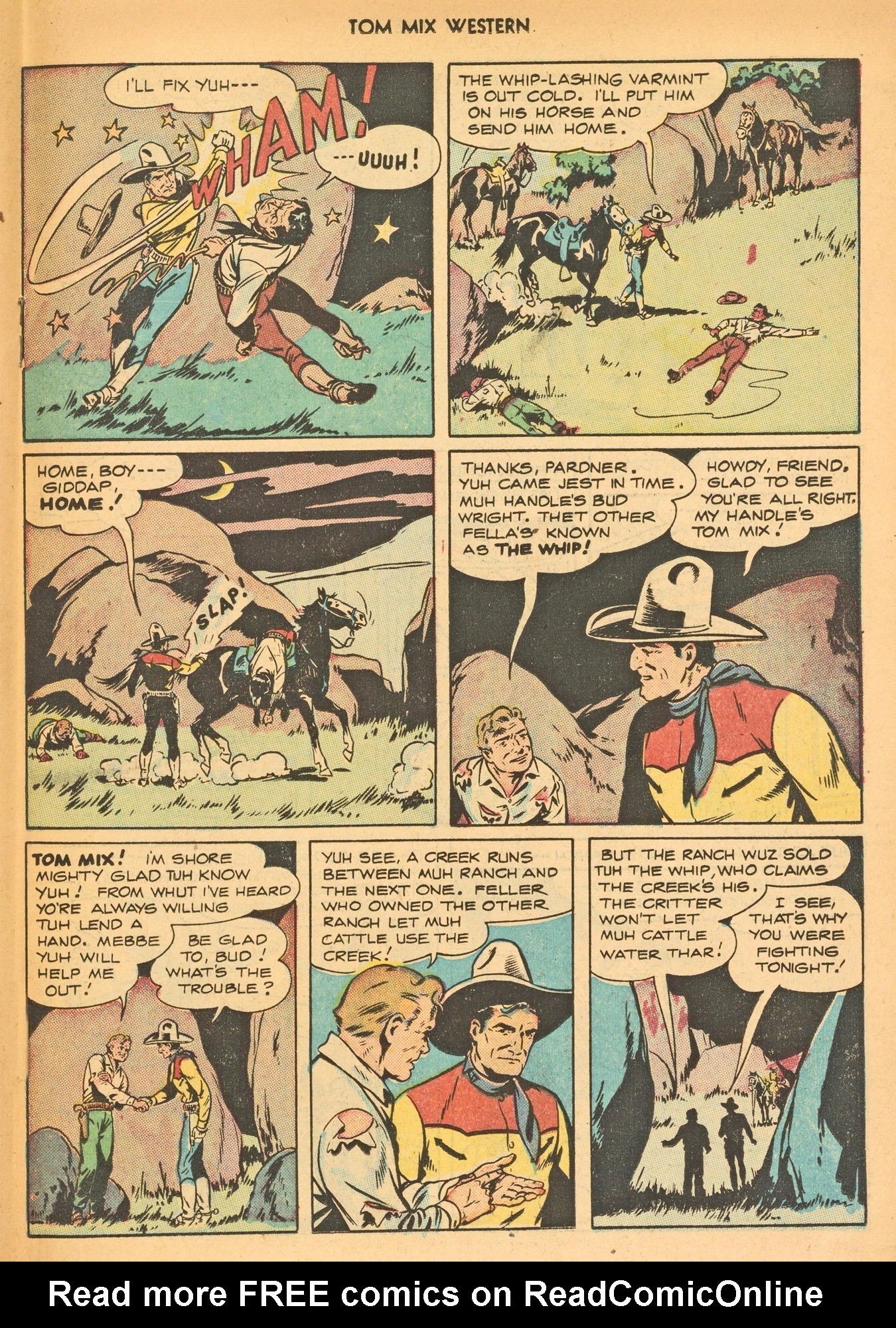 Read online Tom Mix Western (1948) comic -  Issue #3 - 27