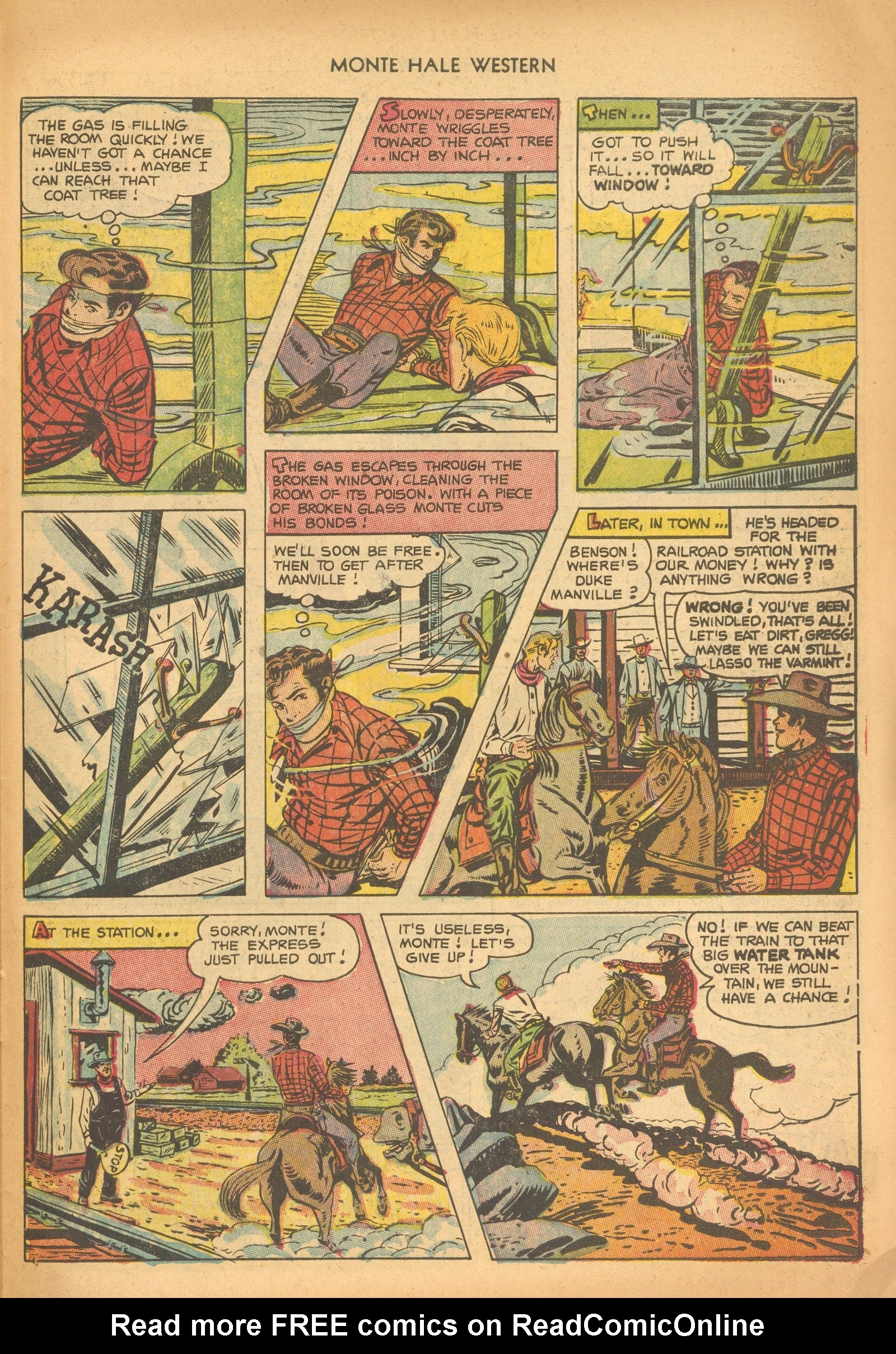 Read online Monte Hale Western comic -  Issue #80 - 27