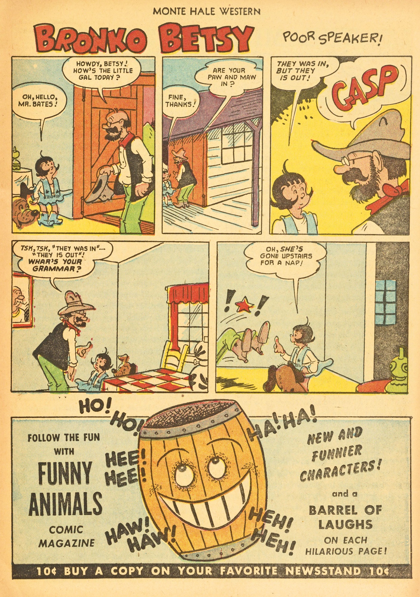 Read online Monte Hale Western comic -  Issue #66 - 11