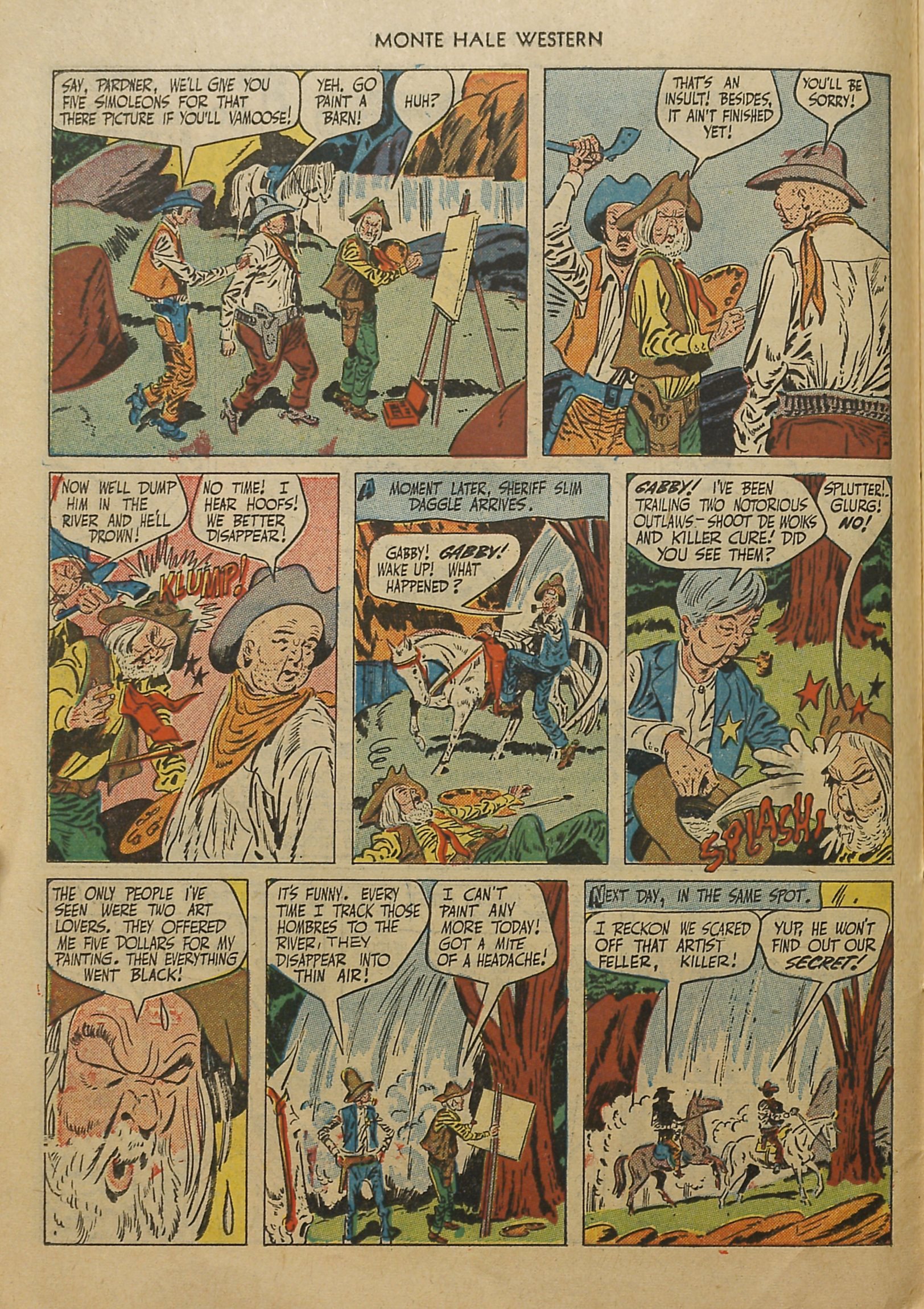 Read online Monte Hale Western comic -  Issue #52 - 14