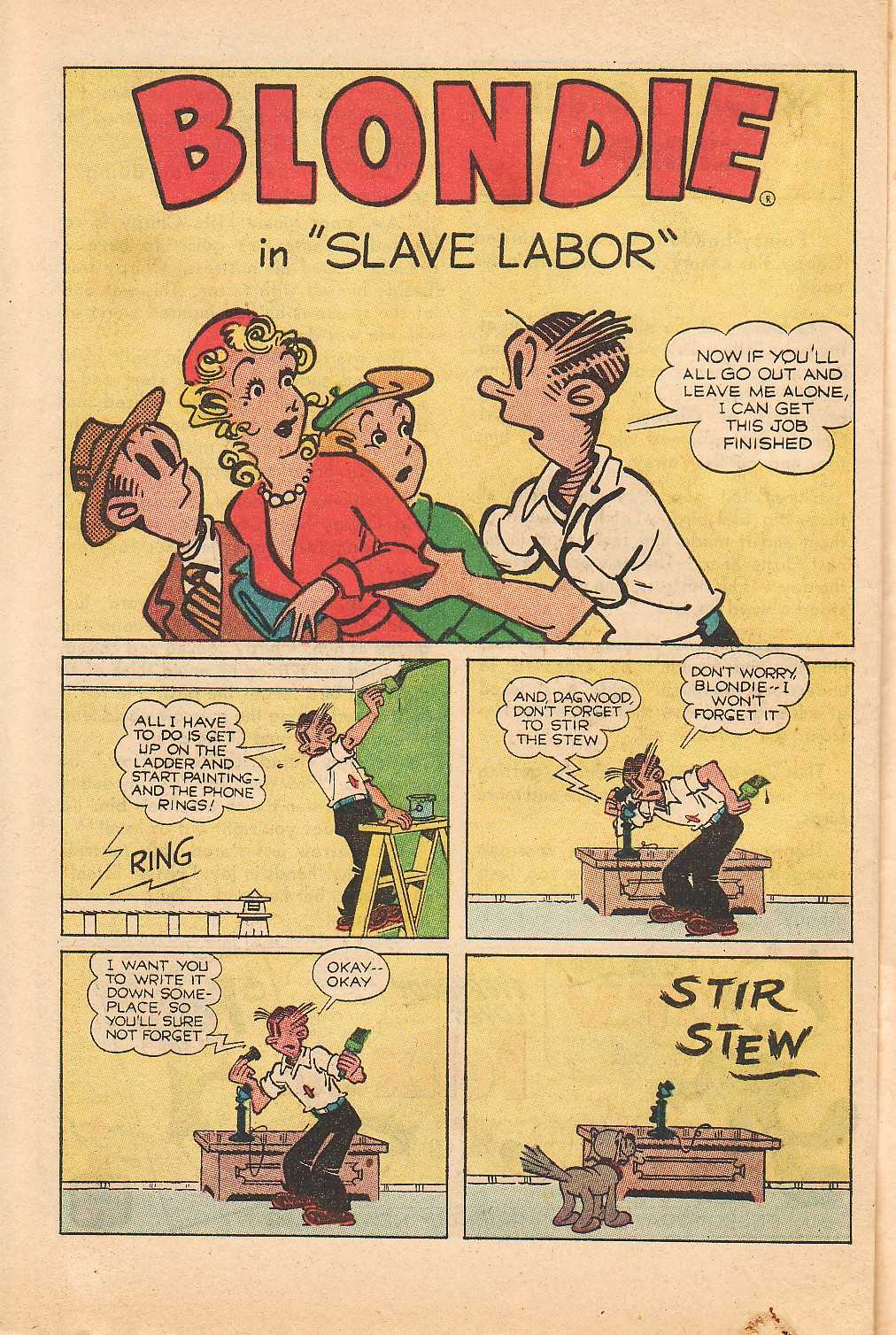 Read online Blondie Comics (1960) comic -  Issue #143 - 28