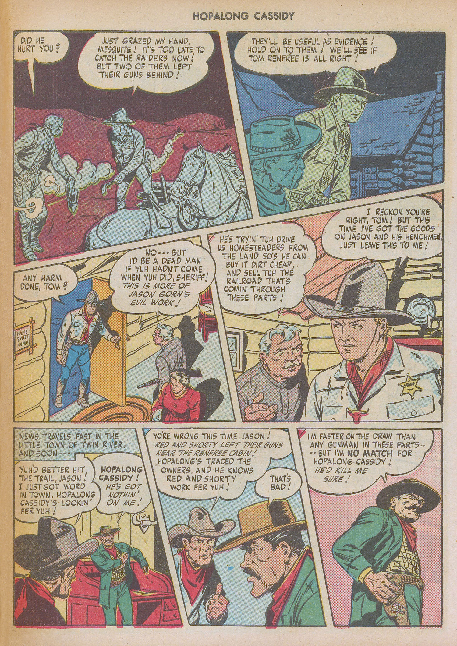 Read online Hopalong Cassidy comic -  Issue #7 - 7