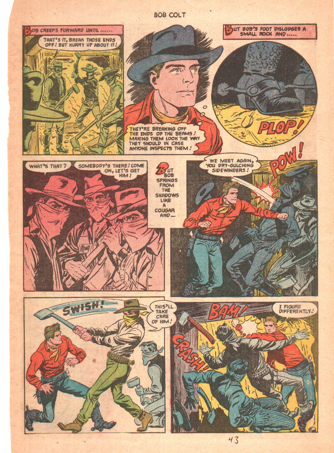 Read online Bob Colt Western comic -  Issue #6 - 10