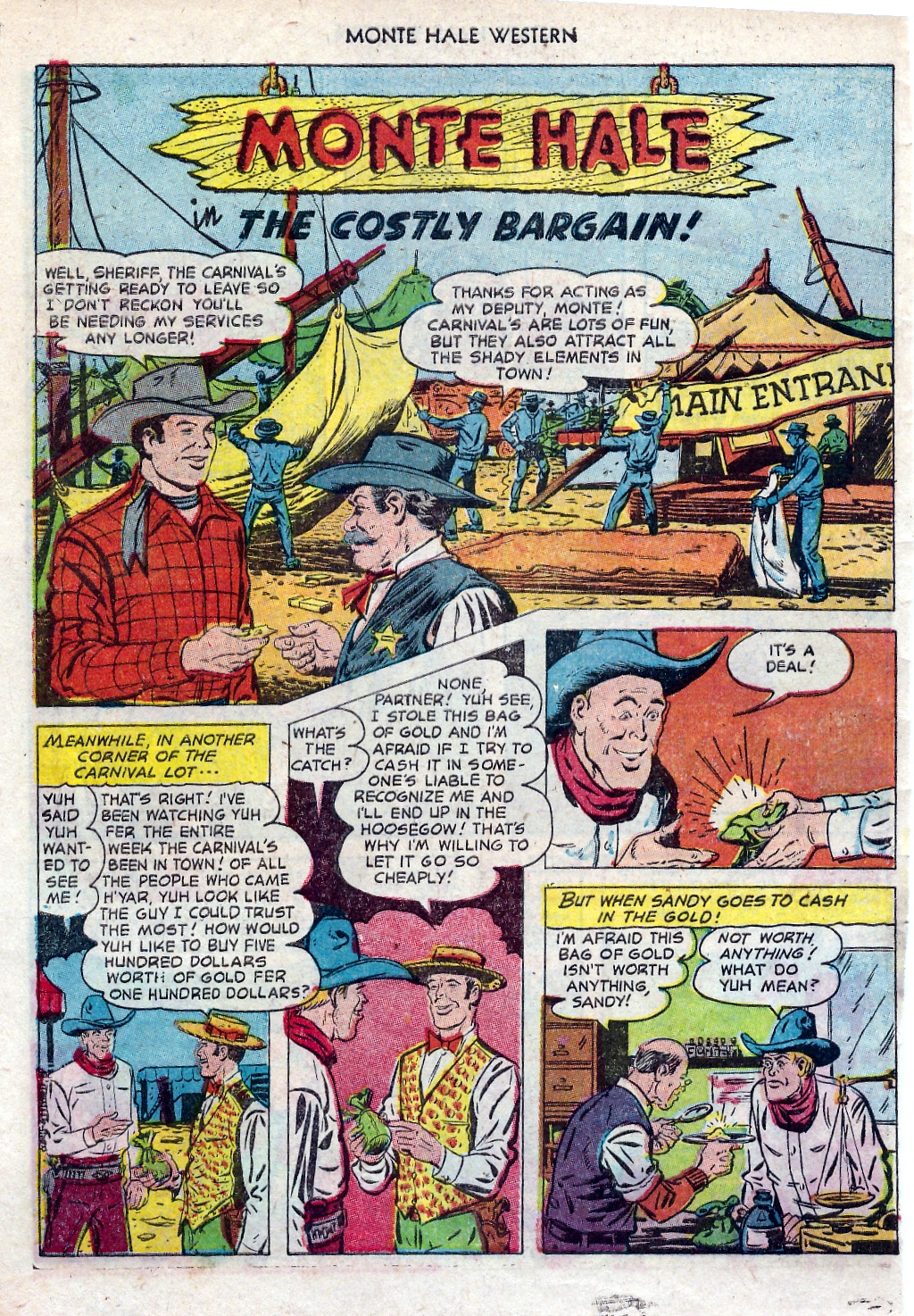 Read online Monte Hale Western comic -  Issue #82 - 10