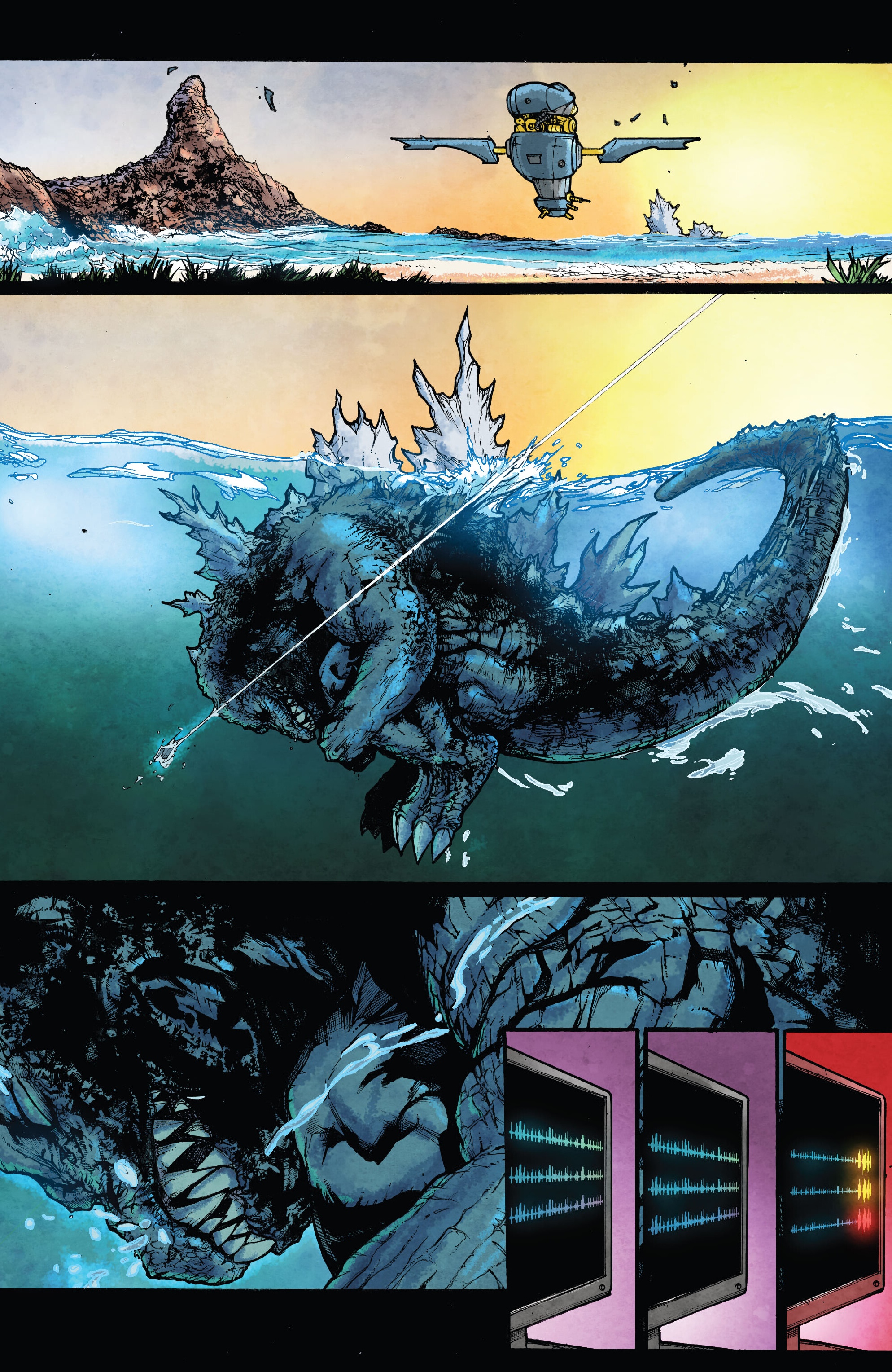 Read online Godzilla Rivals: vs. Mechagodzilla comic -  Issue # Full - 9