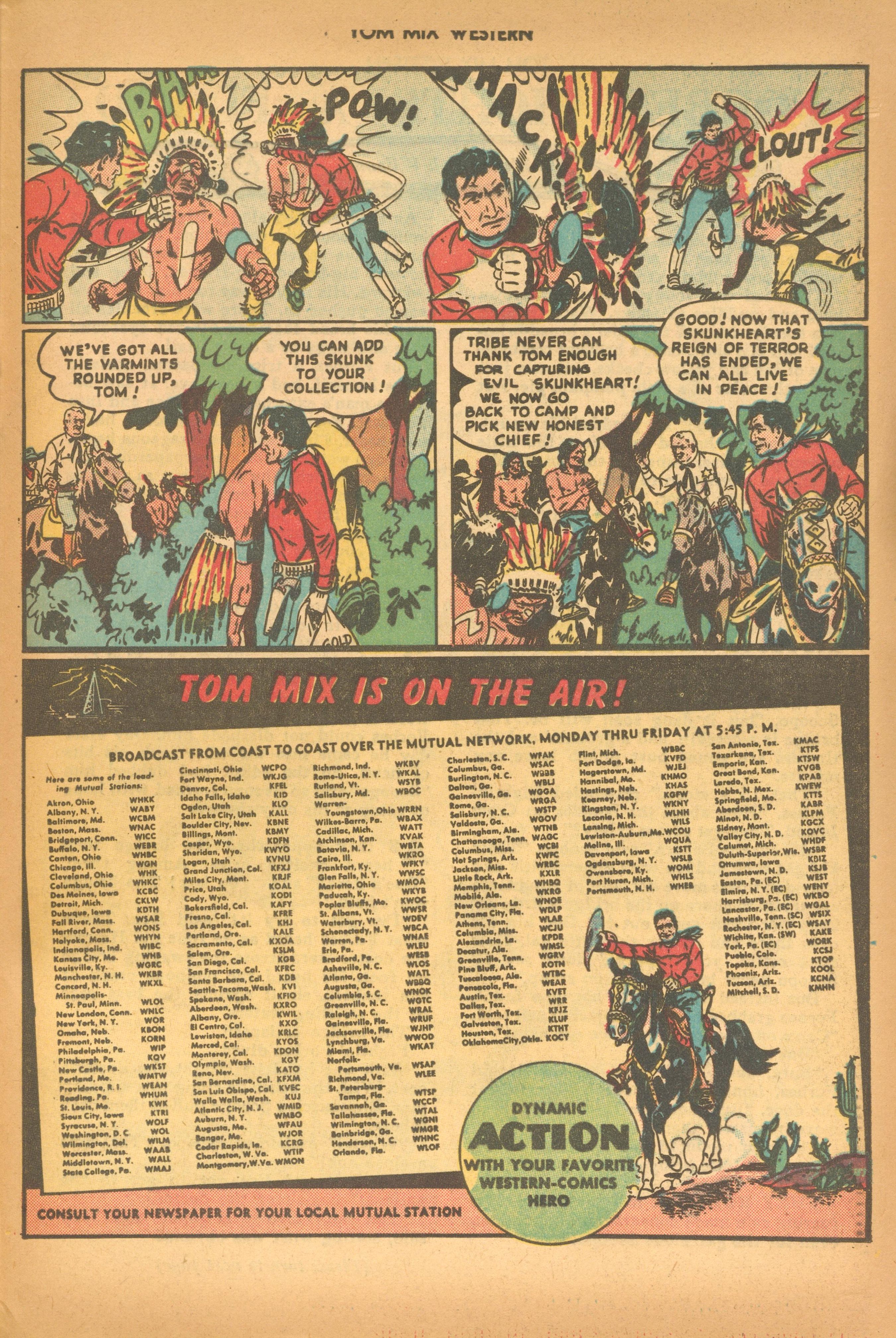 Read online Tom Mix Western (1948) comic -  Issue #18 - 25