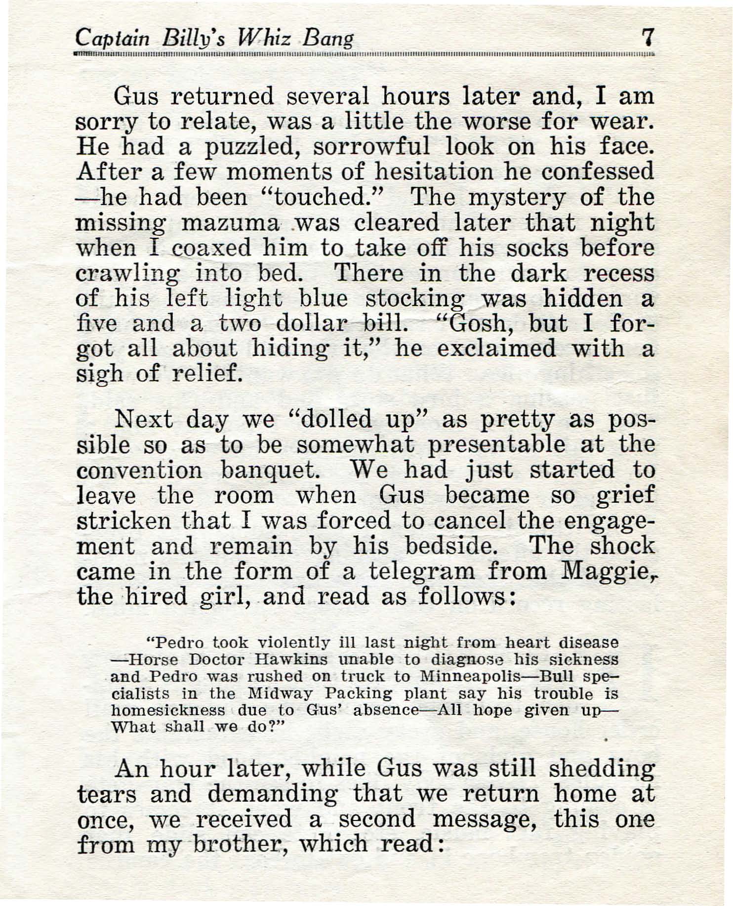 Read online Captain Billy's Whiz Bang comic -  Issue #23 - 9