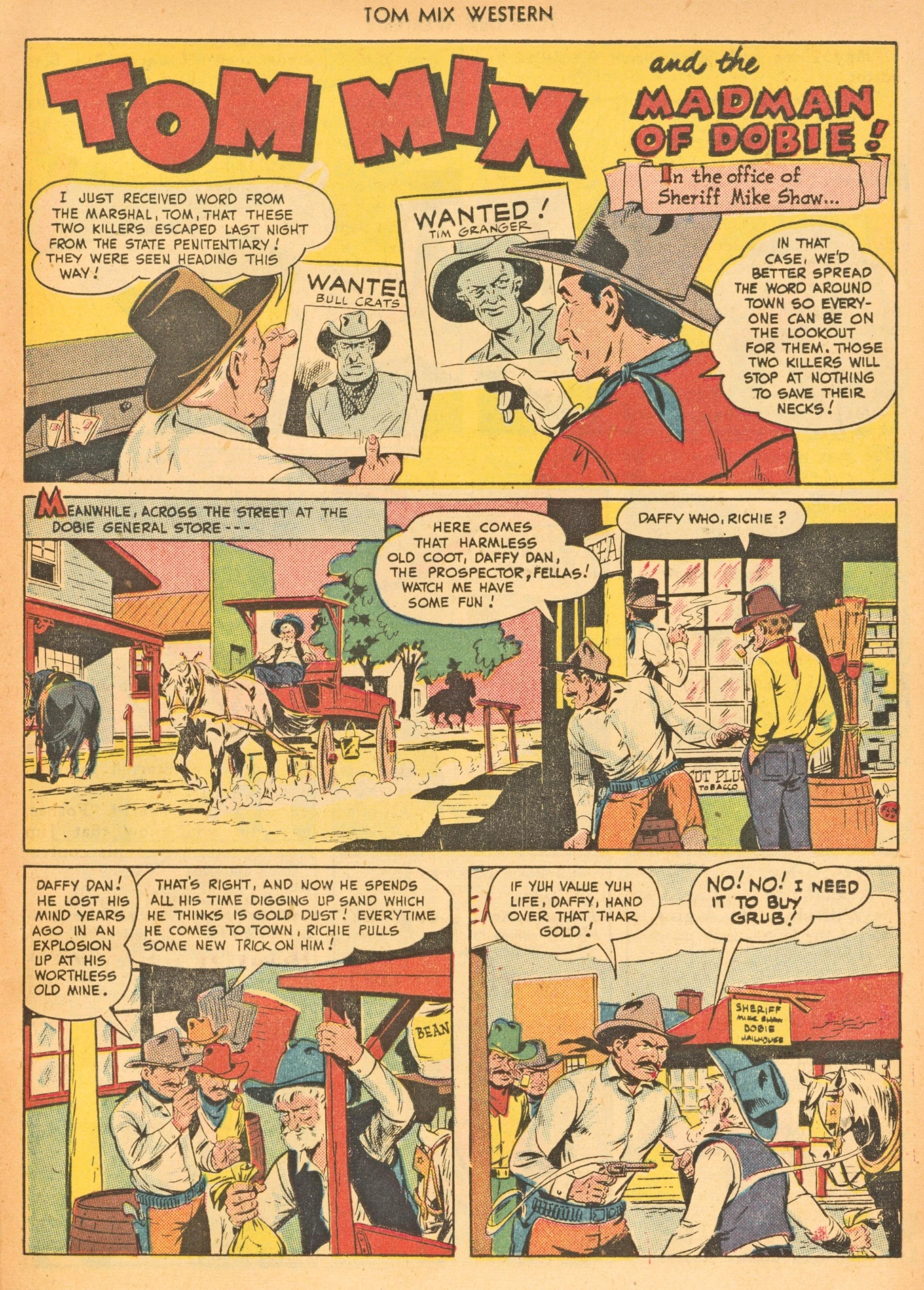 Read online Tom Mix Western (1948) comic -  Issue #22 - 15