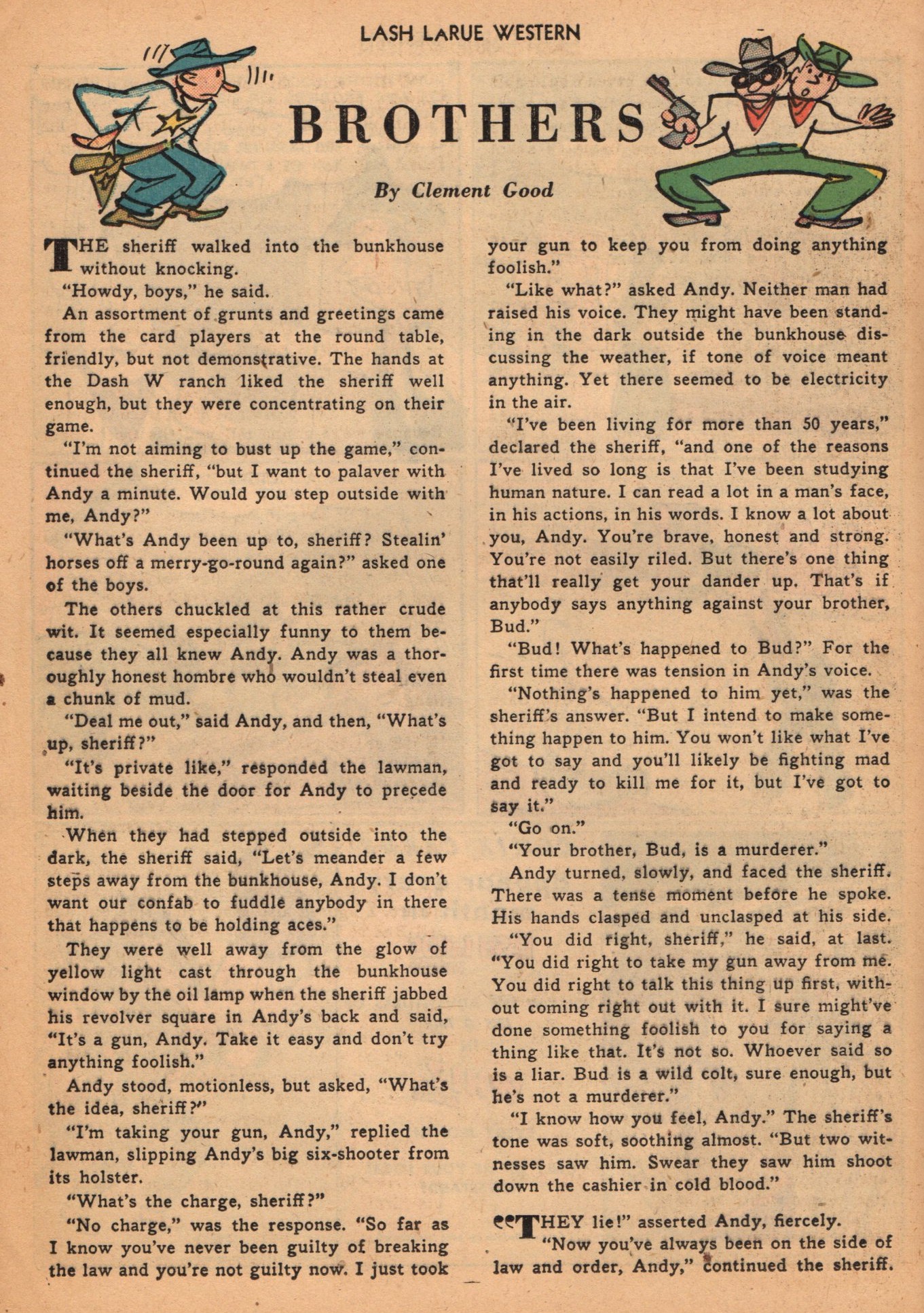 Read online Lash Larue Western (1949) comic -  Issue #2 - 20