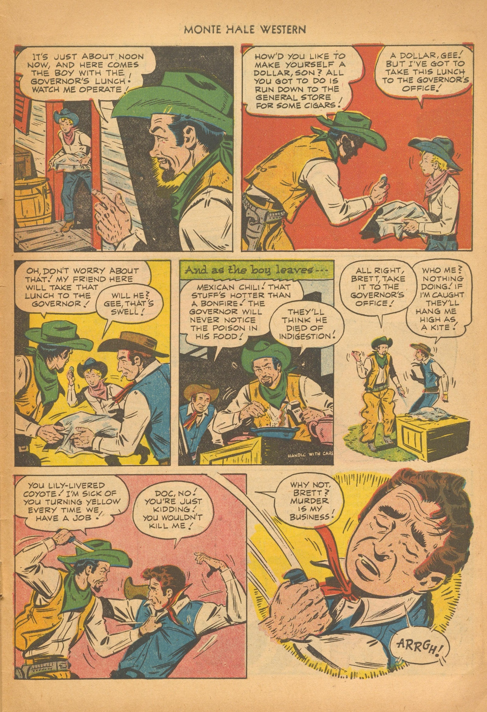Read online Monte Hale Western comic -  Issue #76 - 31