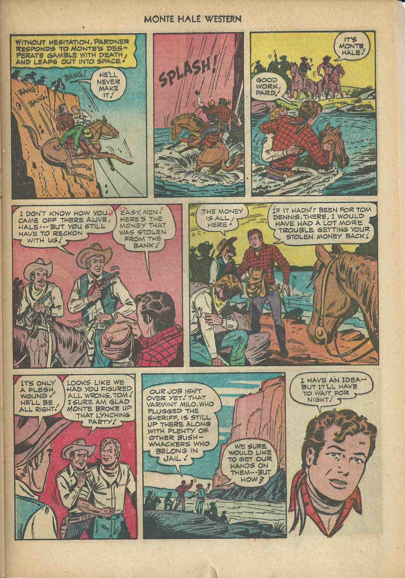 Read online Monte Hale Western comic -  Issue #57 - 21