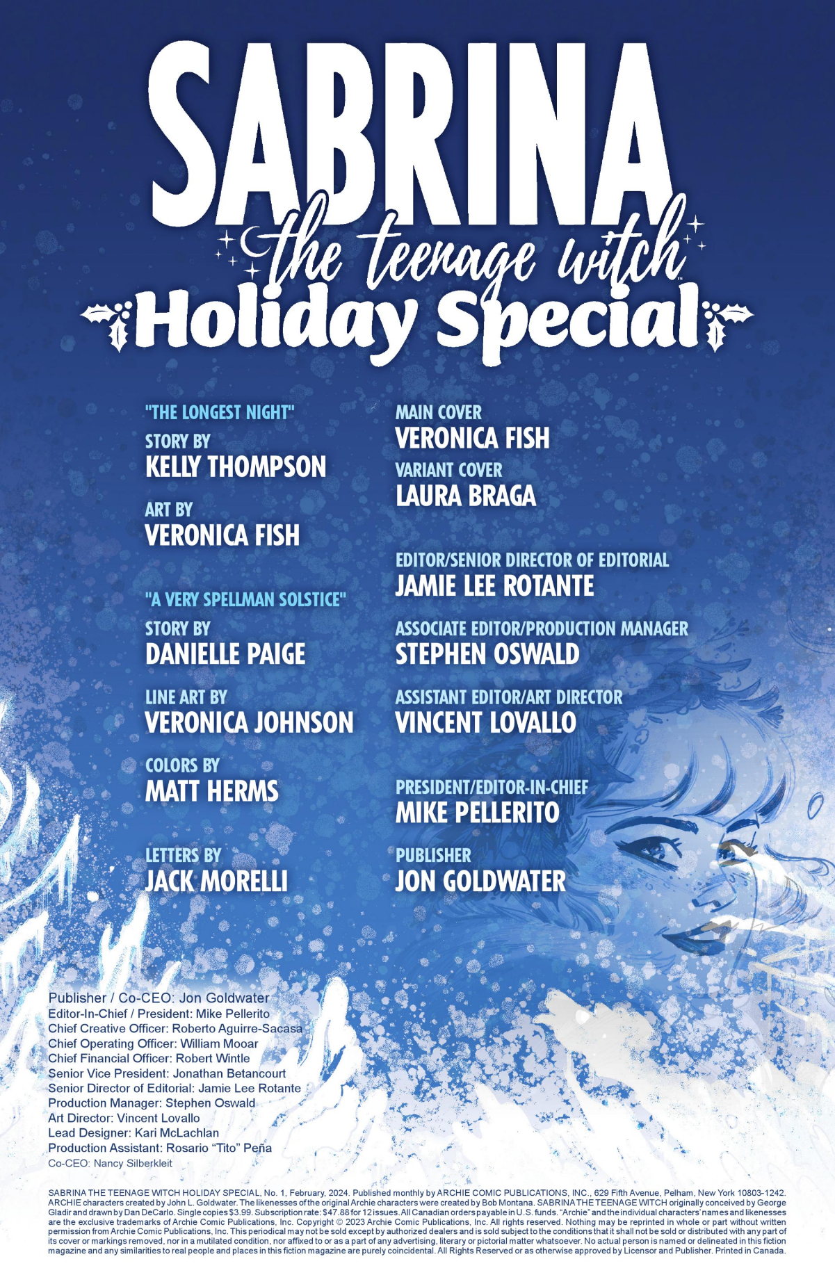 Read online Sabrina the Teenage Witch Holiday Special comic -  Issue # Full - 2