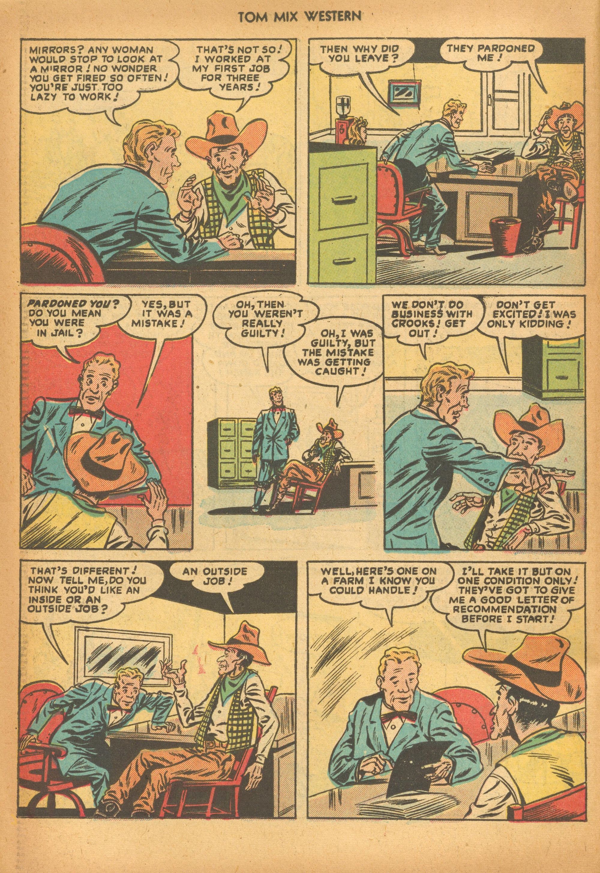 Read online Tom Mix Western (1948) comic -  Issue #16 - 38