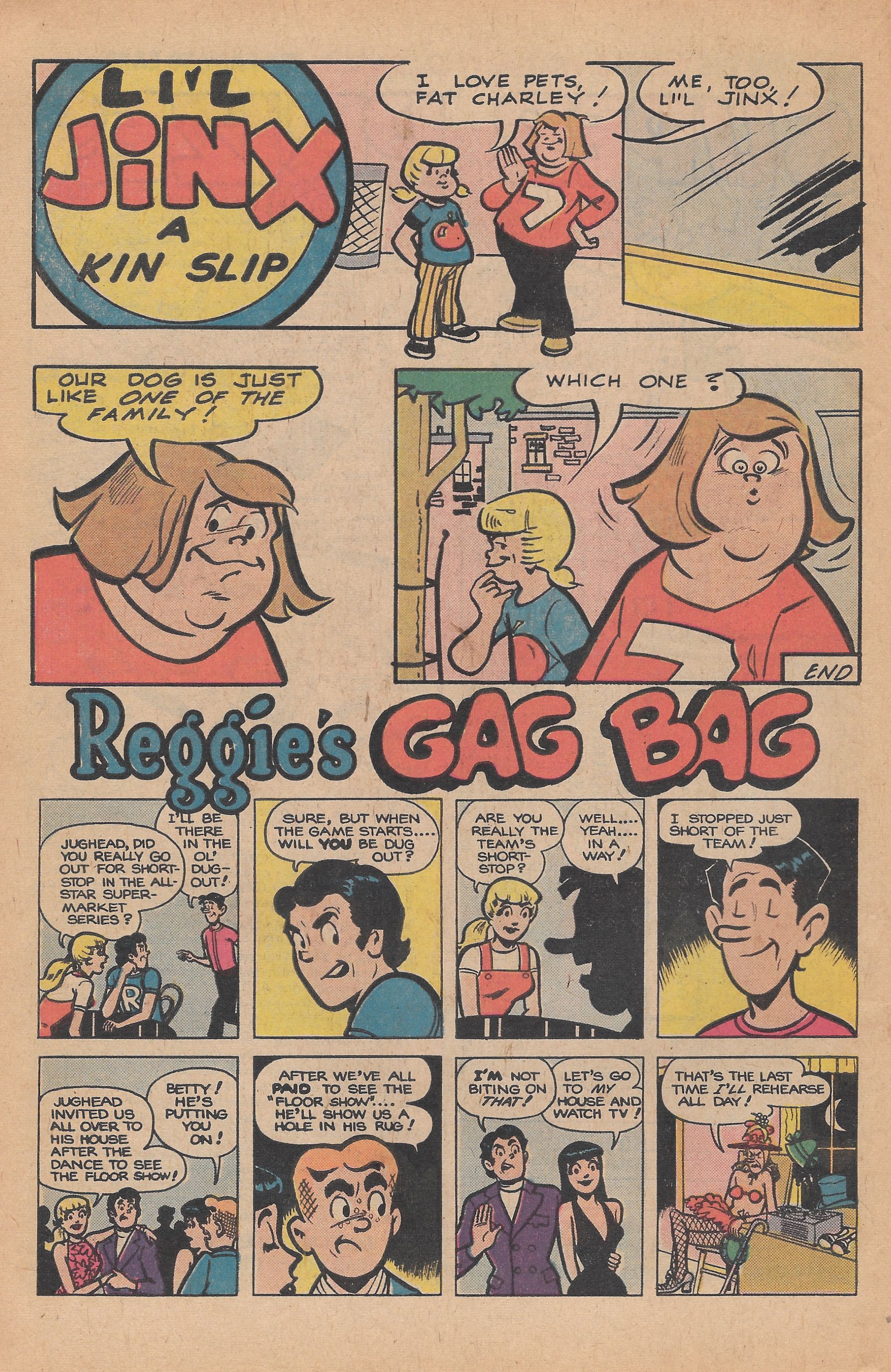 Read online Reggie's Wise Guy Jokes comic -  Issue #43 - 10