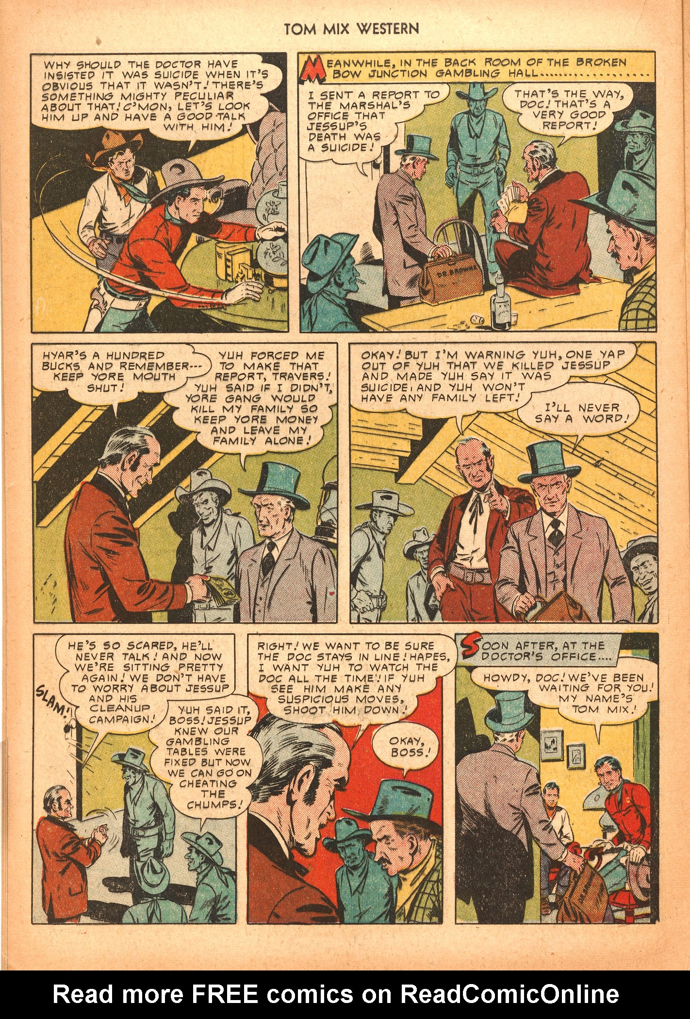 Read online Tom Mix Western (1948) comic -  Issue #34 - 20