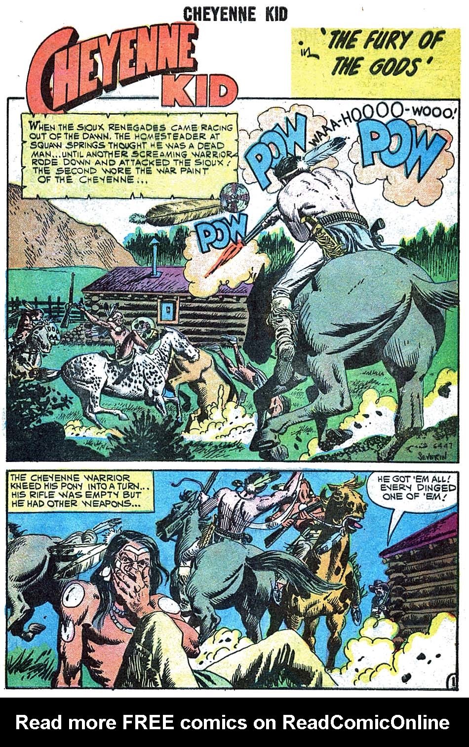 Read online Cheyenne Kid comic -  Issue #25 - 27
