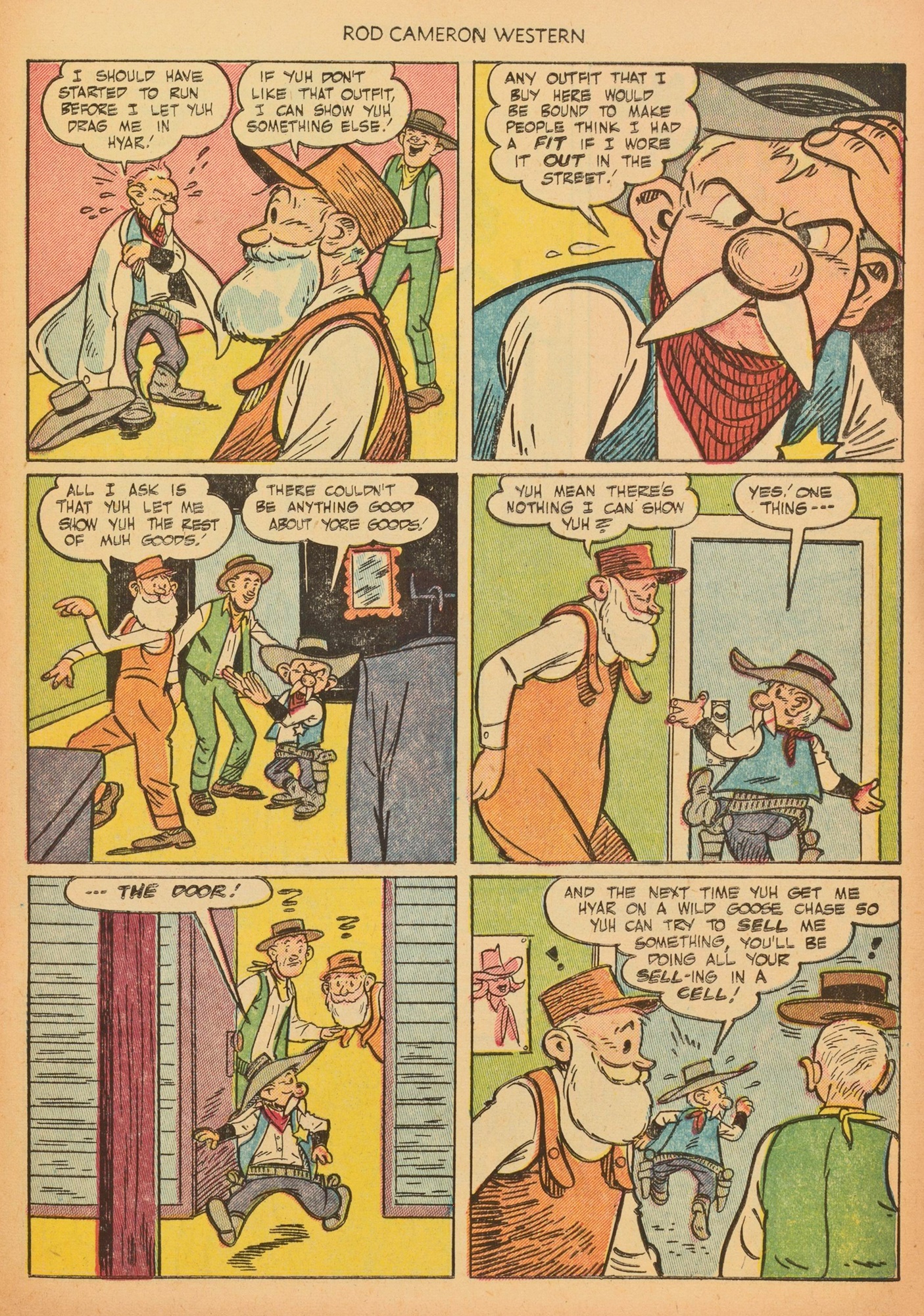 Read online Rod Cameron Western comic -  Issue #14 - 25
