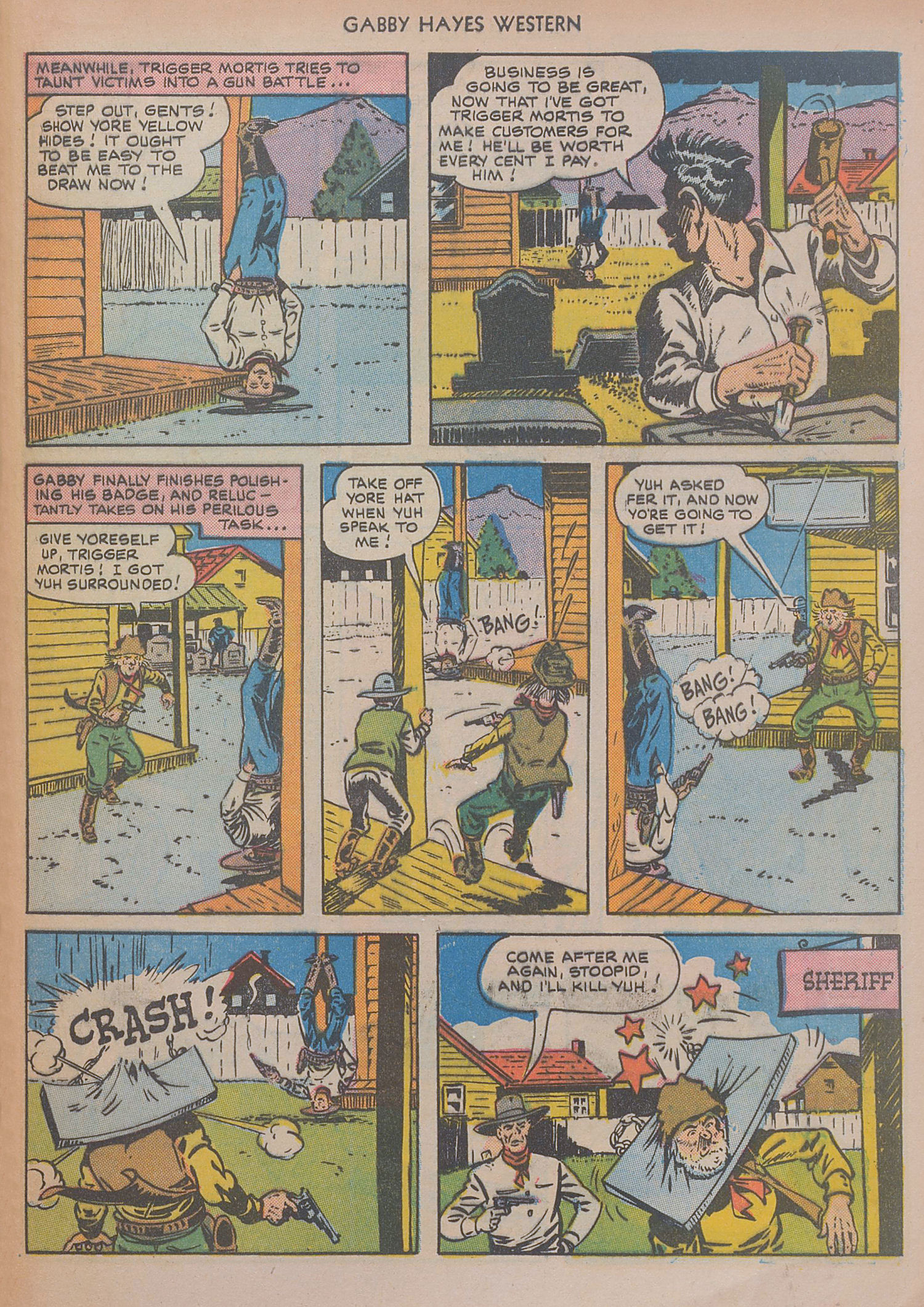 Read online Gabby Hayes Western comic -  Issue #20 - 45
