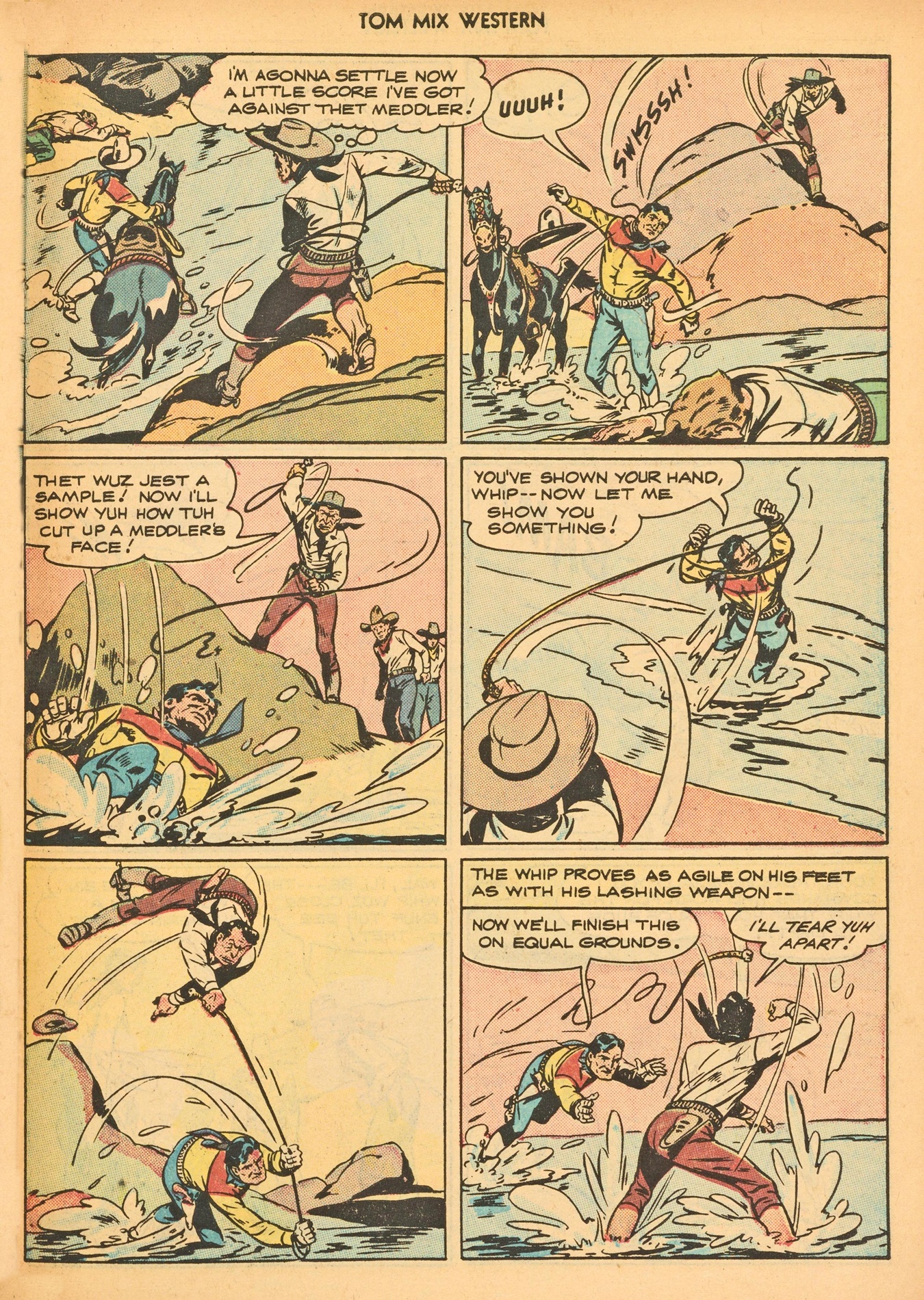 Read online Tom Mix Western (1948) comic -  Issue #3 - 31