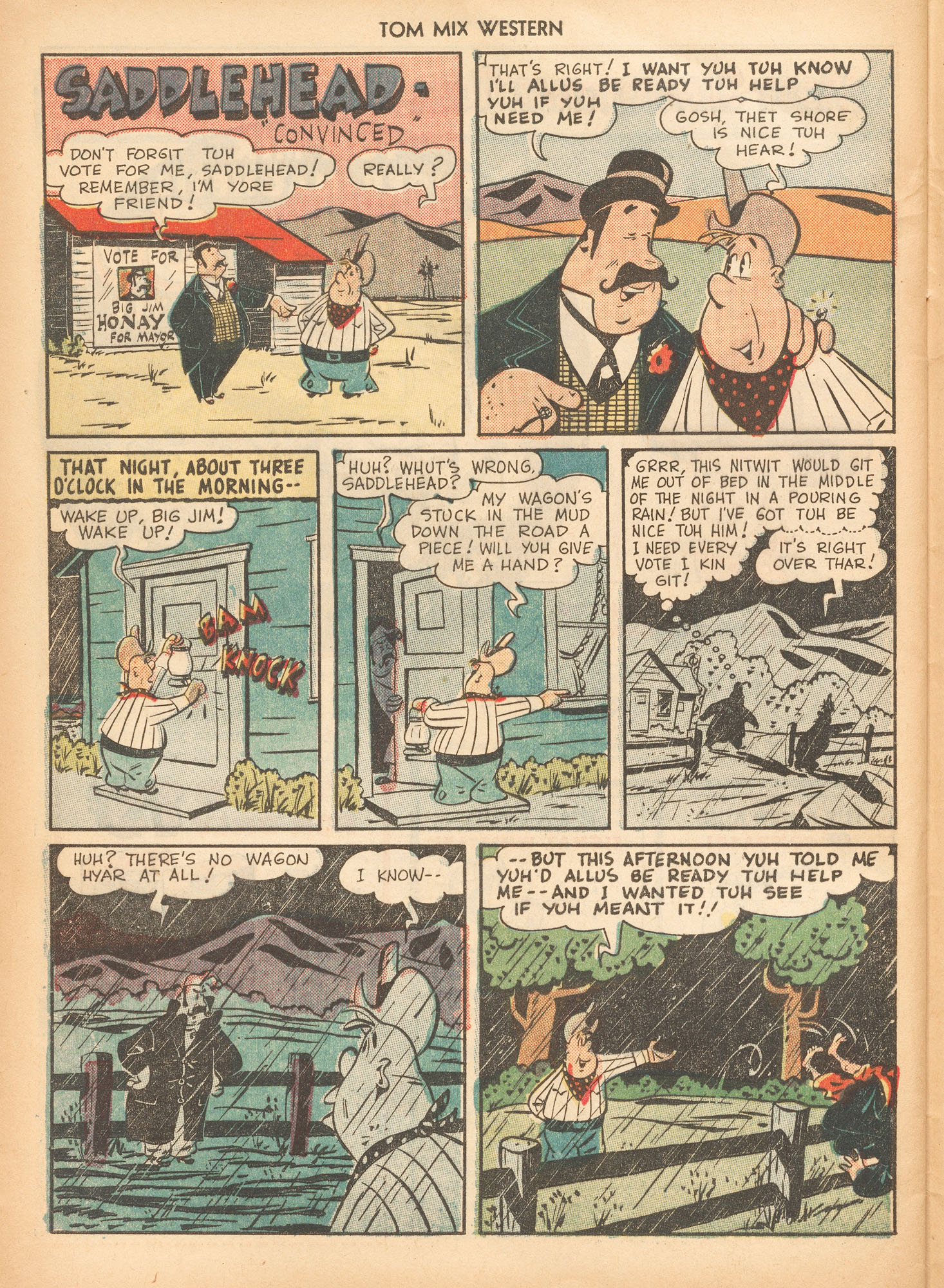 Read online Tom Mix Western (1948) comic -  Issue #23 - 40