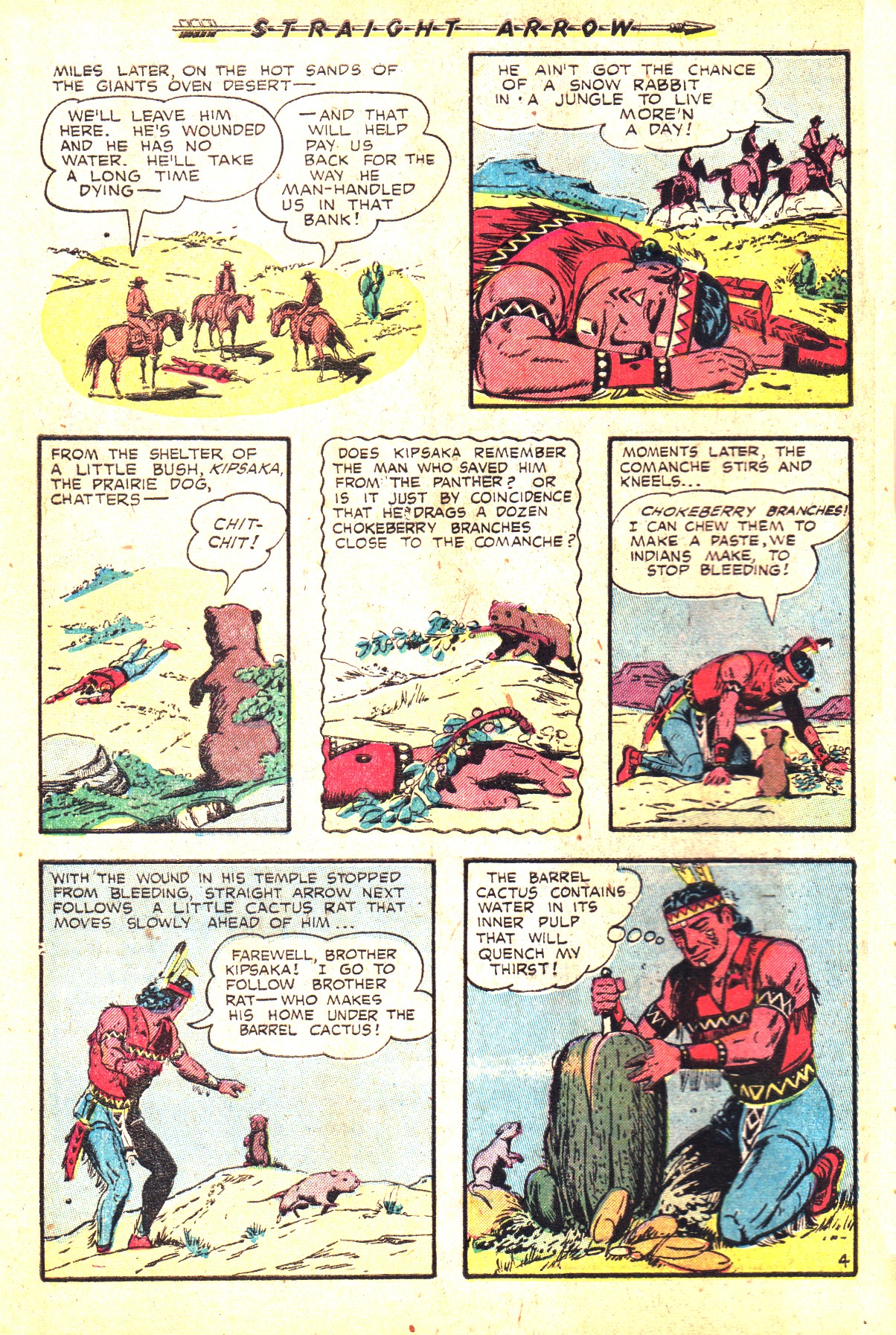 Read online Straight Arrow comic -  Issue #33 - 6