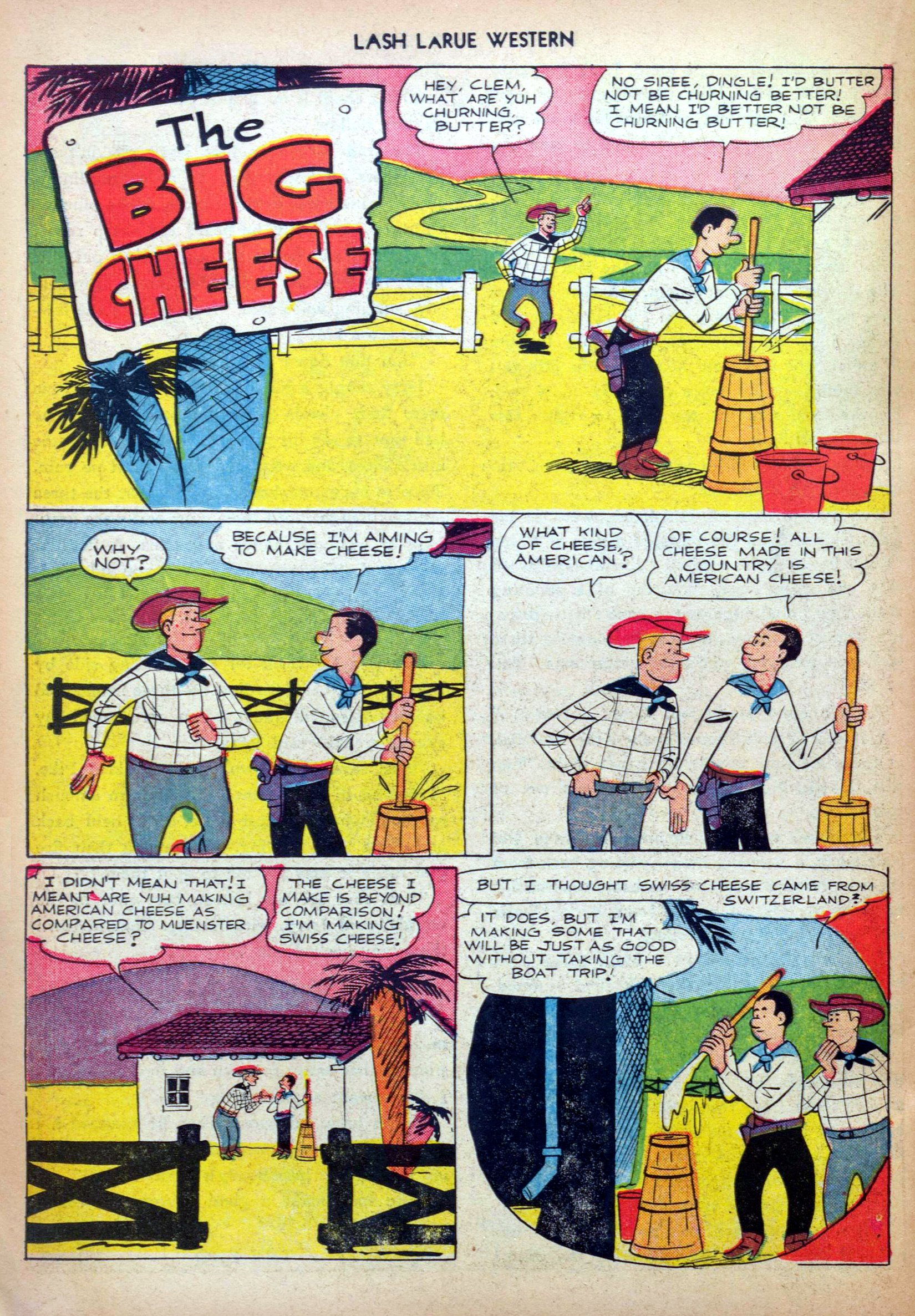 Read online Lash Larue Western (1949) comic -  Issue #32 - 26