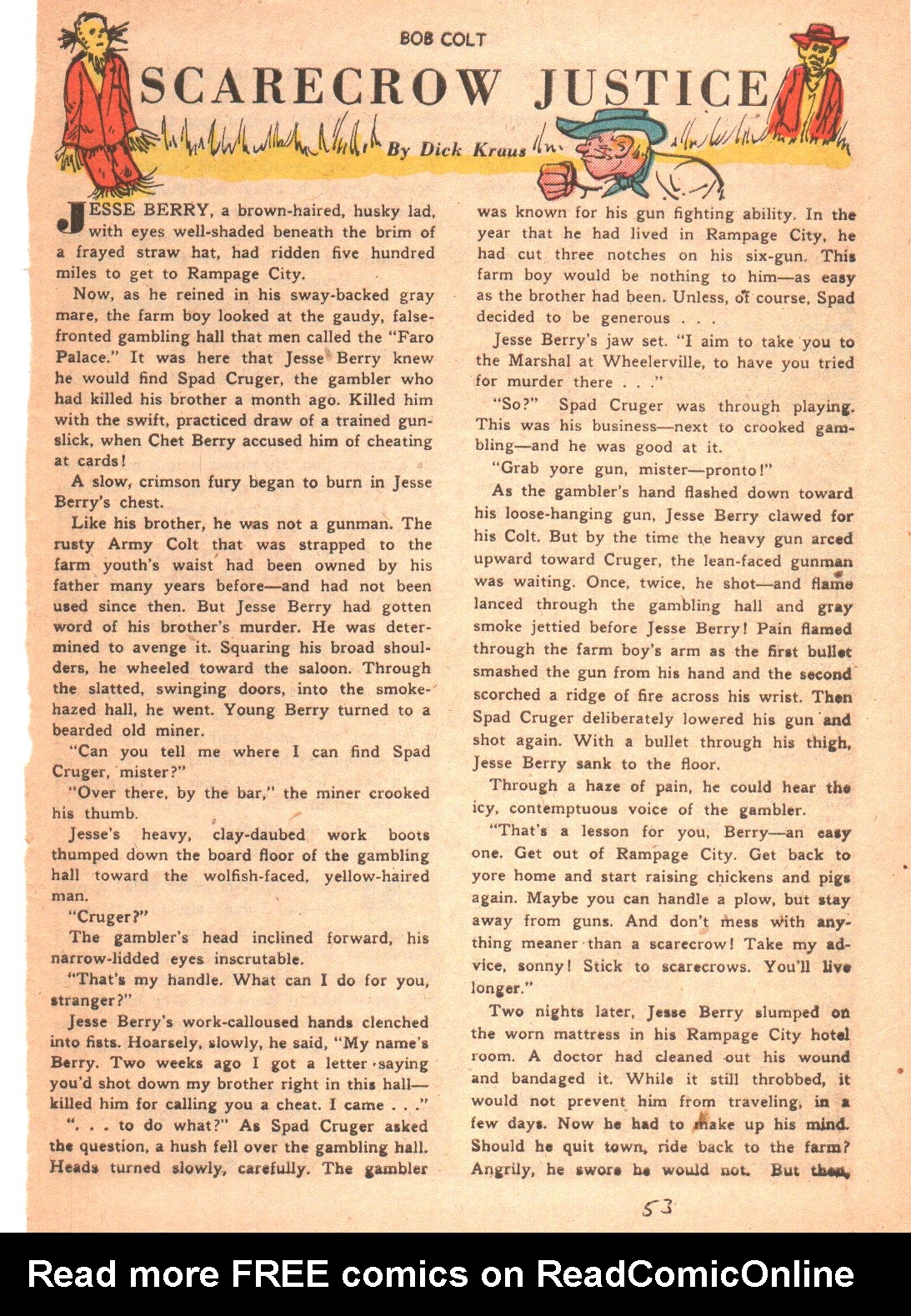 Read online Bob Colt Western comic -  Issue #6 - 20