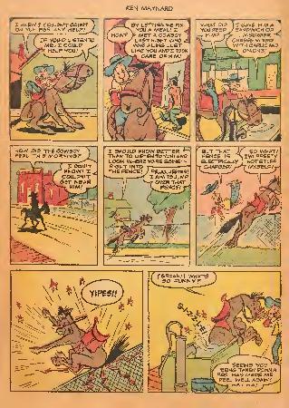 Read online Ken Maynard Western comic -  Issue #8 - 16
