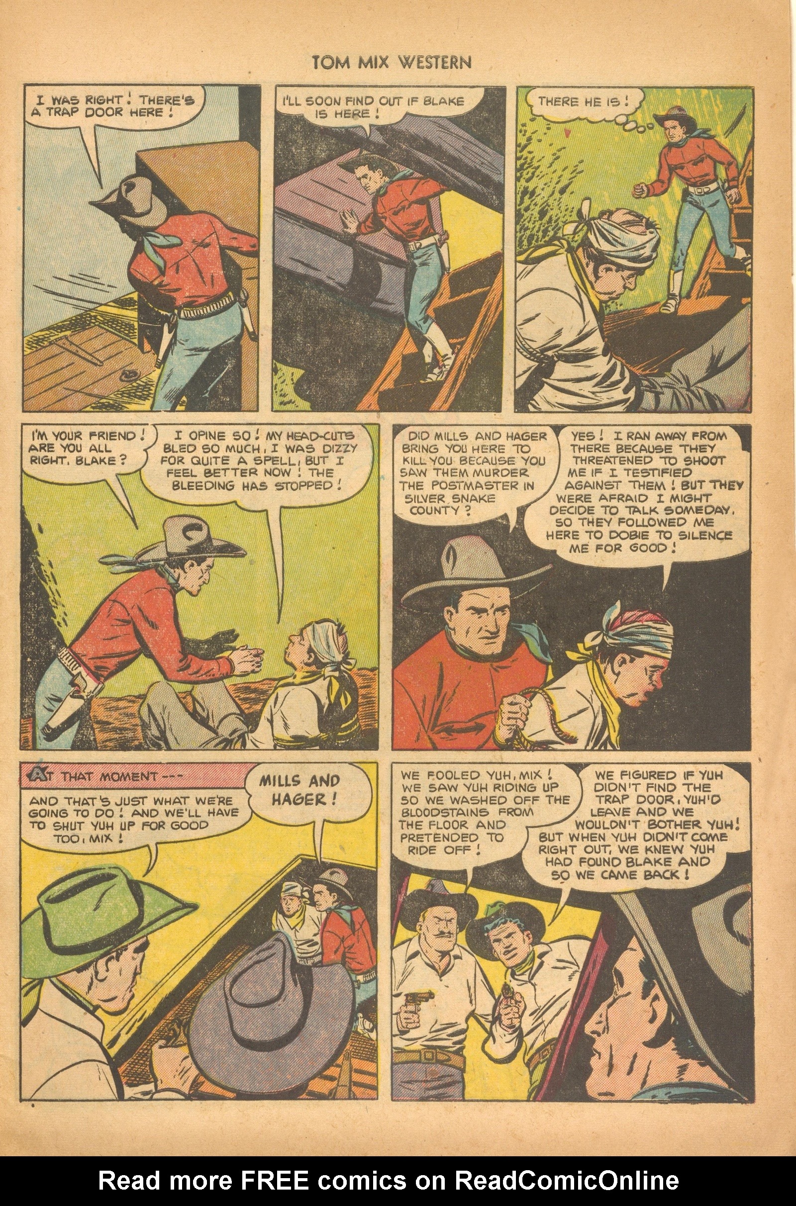 Read online Tom Mix Western (1948) comic -  Issue #56 - 33