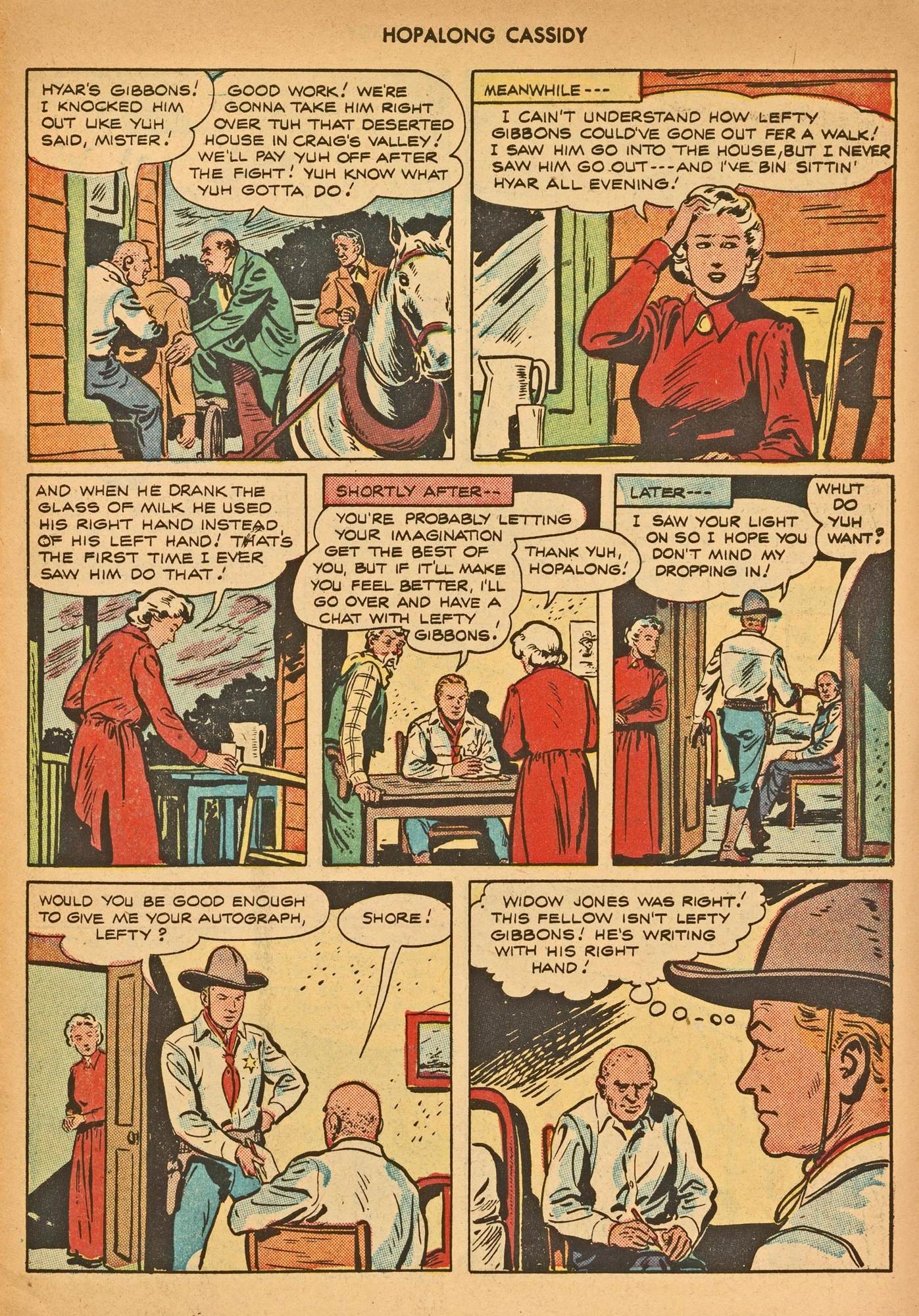 Read online Hopalong Cassidy comic -  Issue #14 - 19